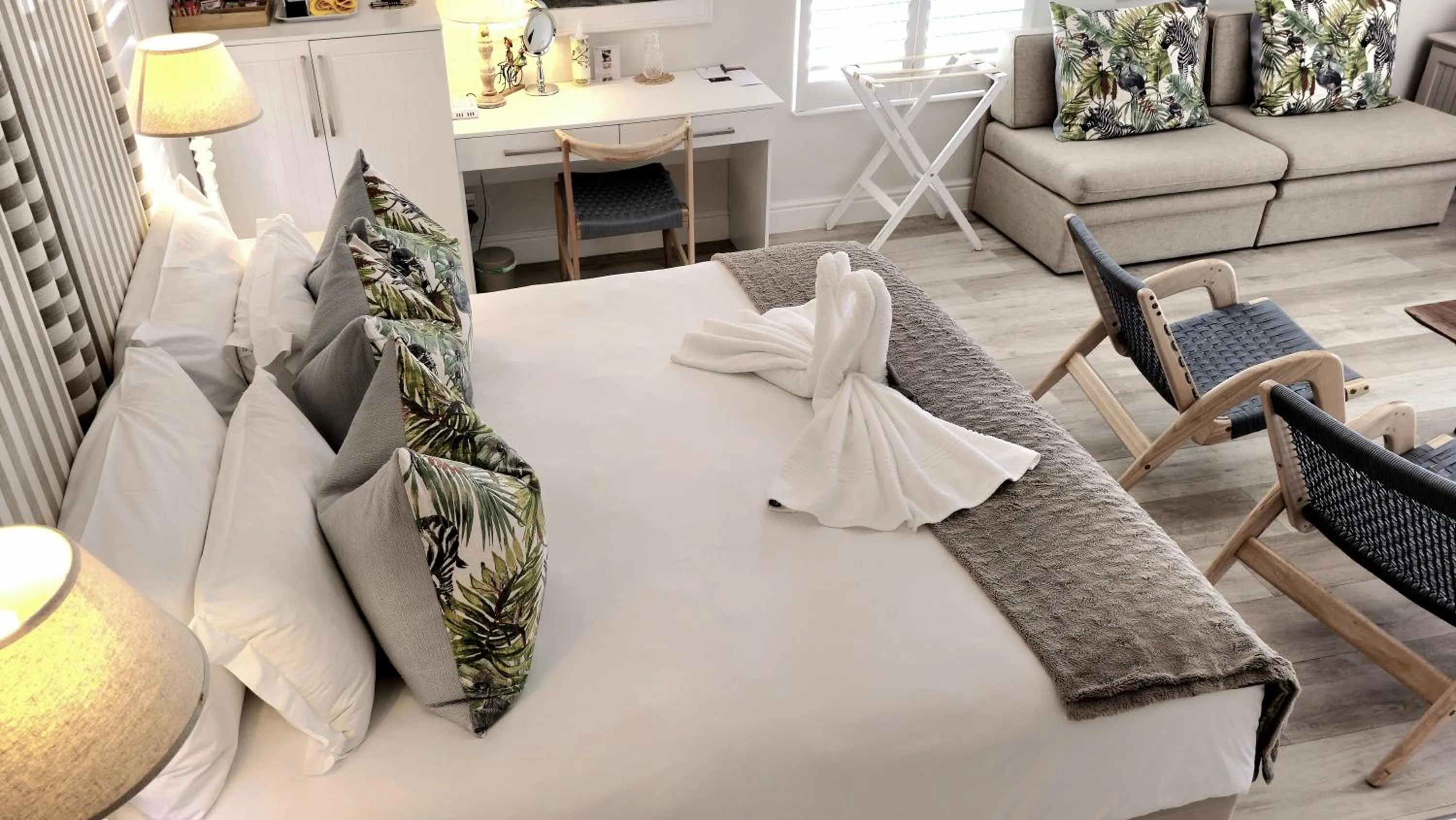 Bed in Fleur du Soleil Luxury Guesthouse