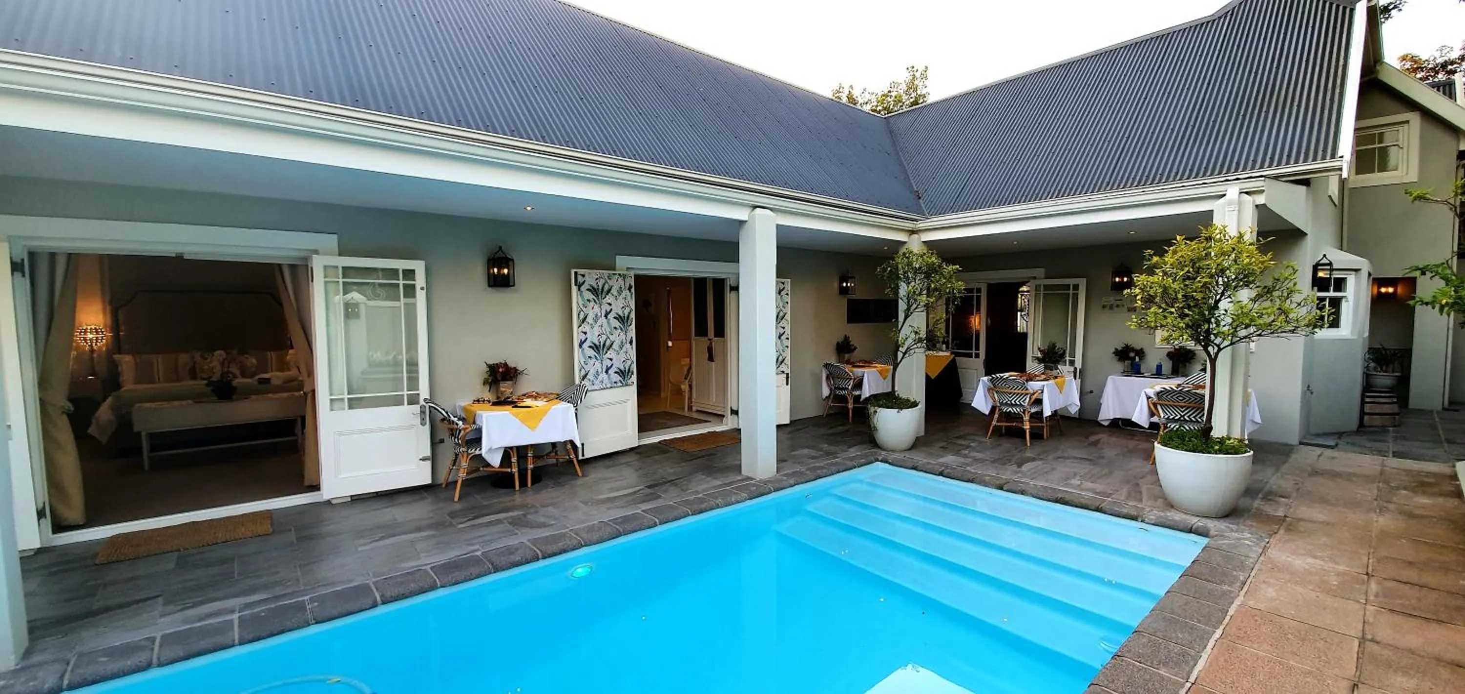 Patio in Fleur du Soleil Luxury Guesthouse