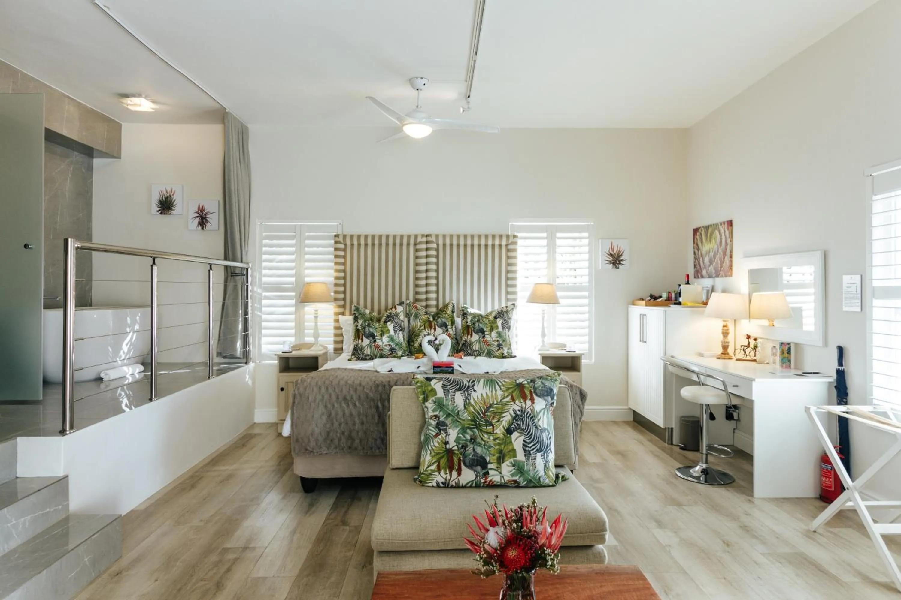 Bed in Fleur du Soleil Luxury Guesthouse