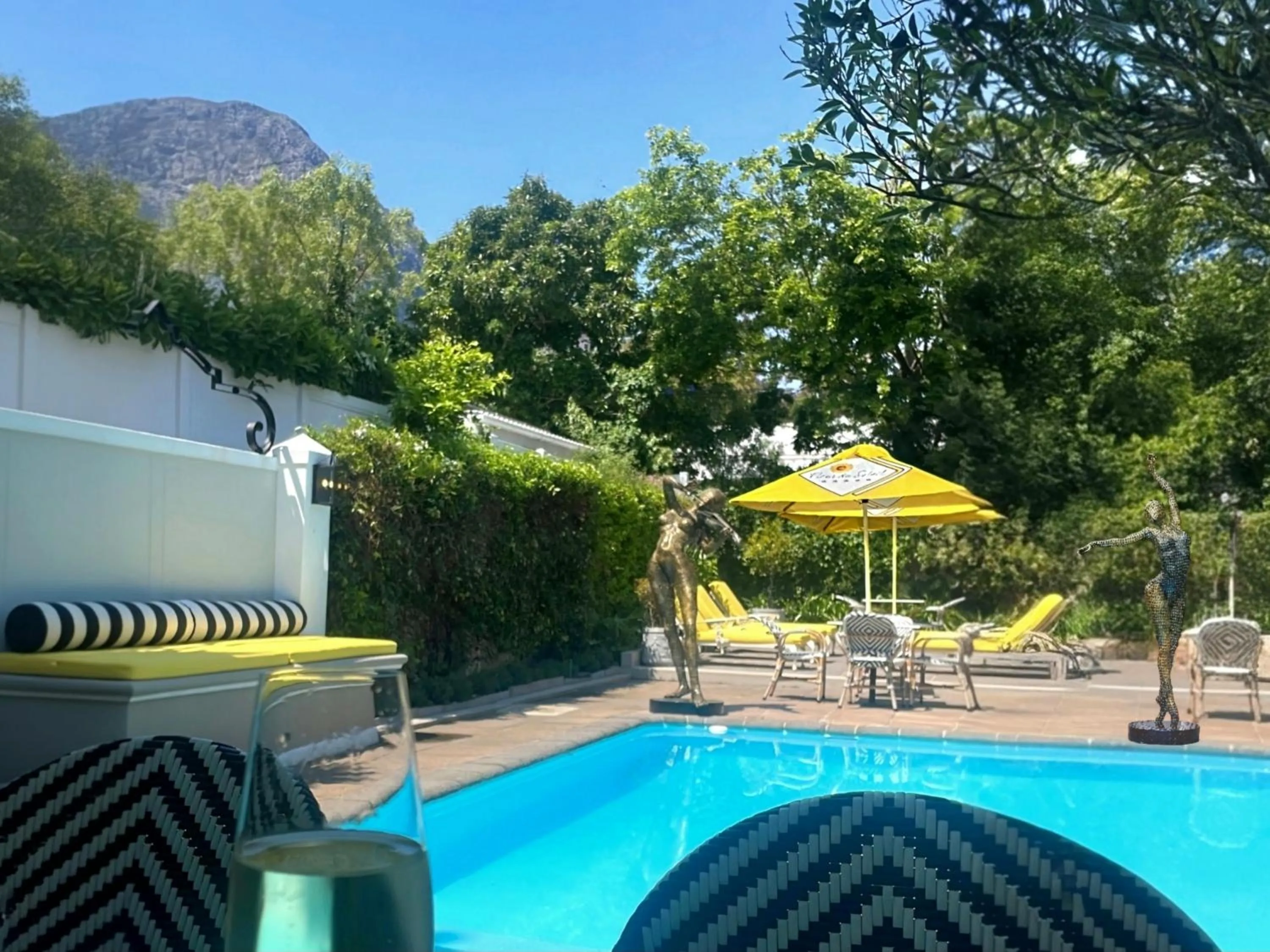 Patio in Fleur du Soleil Luxury Guesthouse