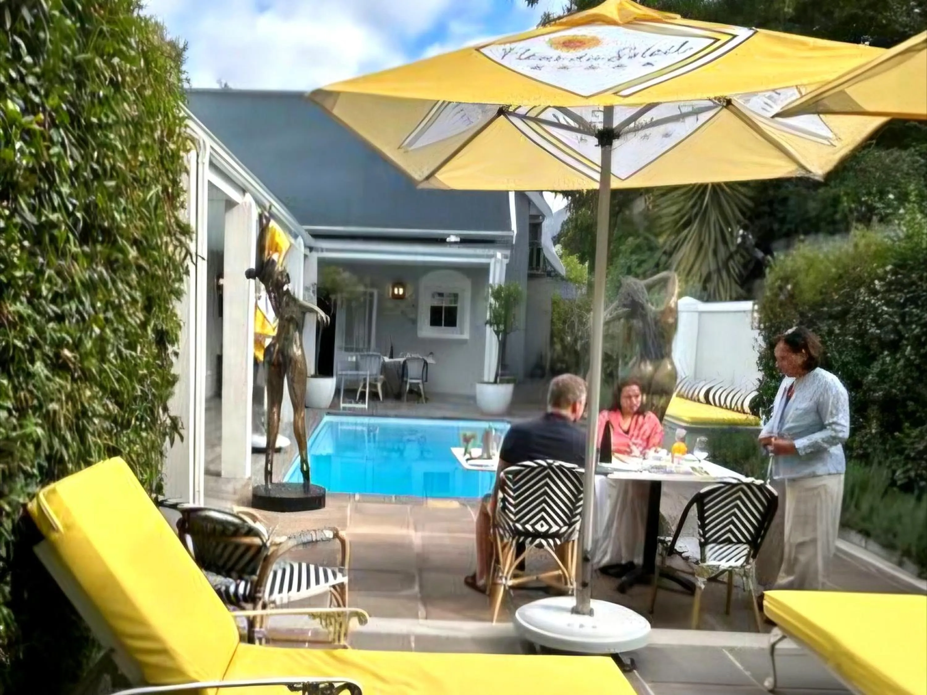 Patio in Fleur du Soleil Luxury Guesthouse