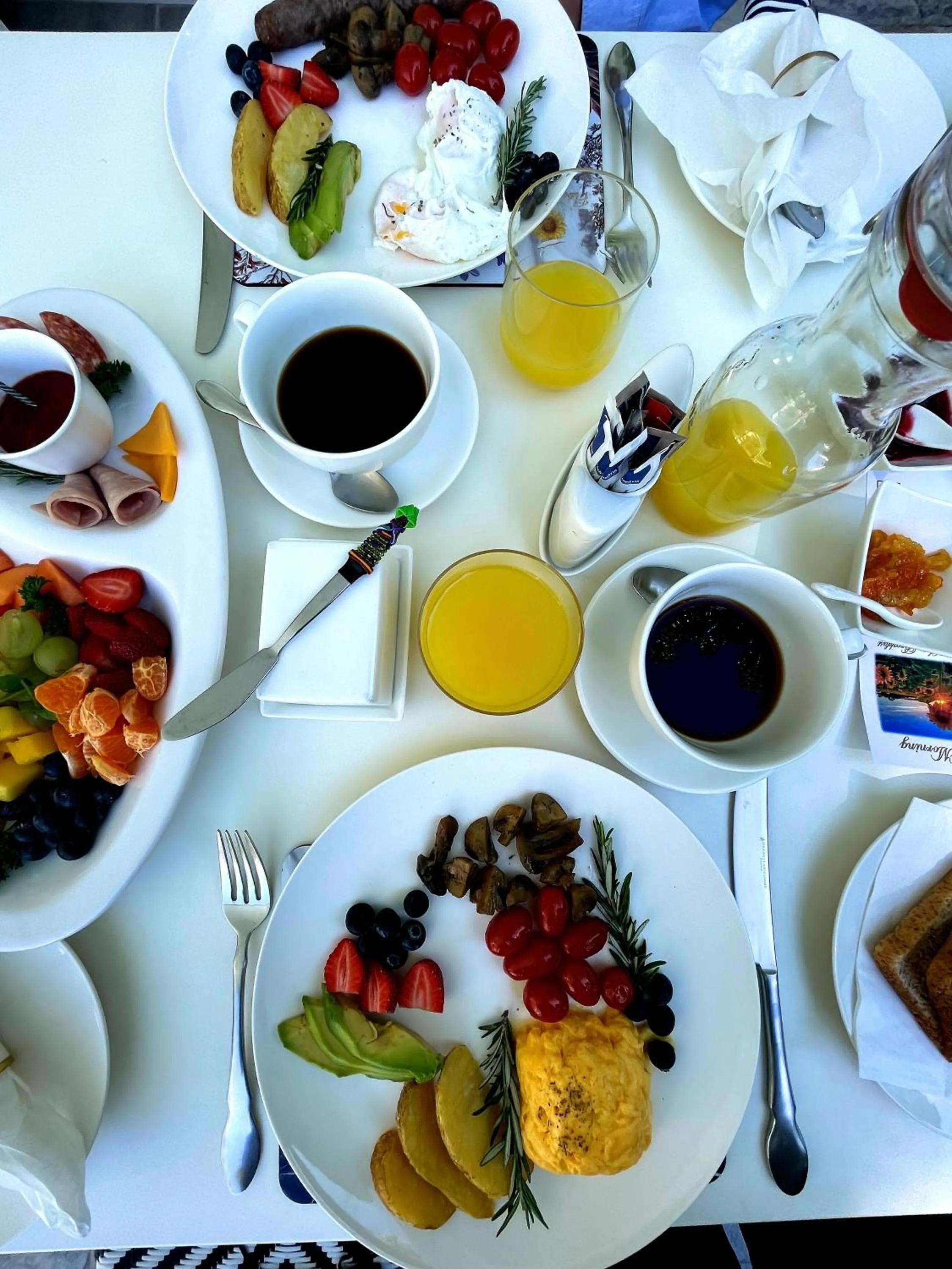 Food and drinks in Fleur du Soleil Luxury Guesthouse