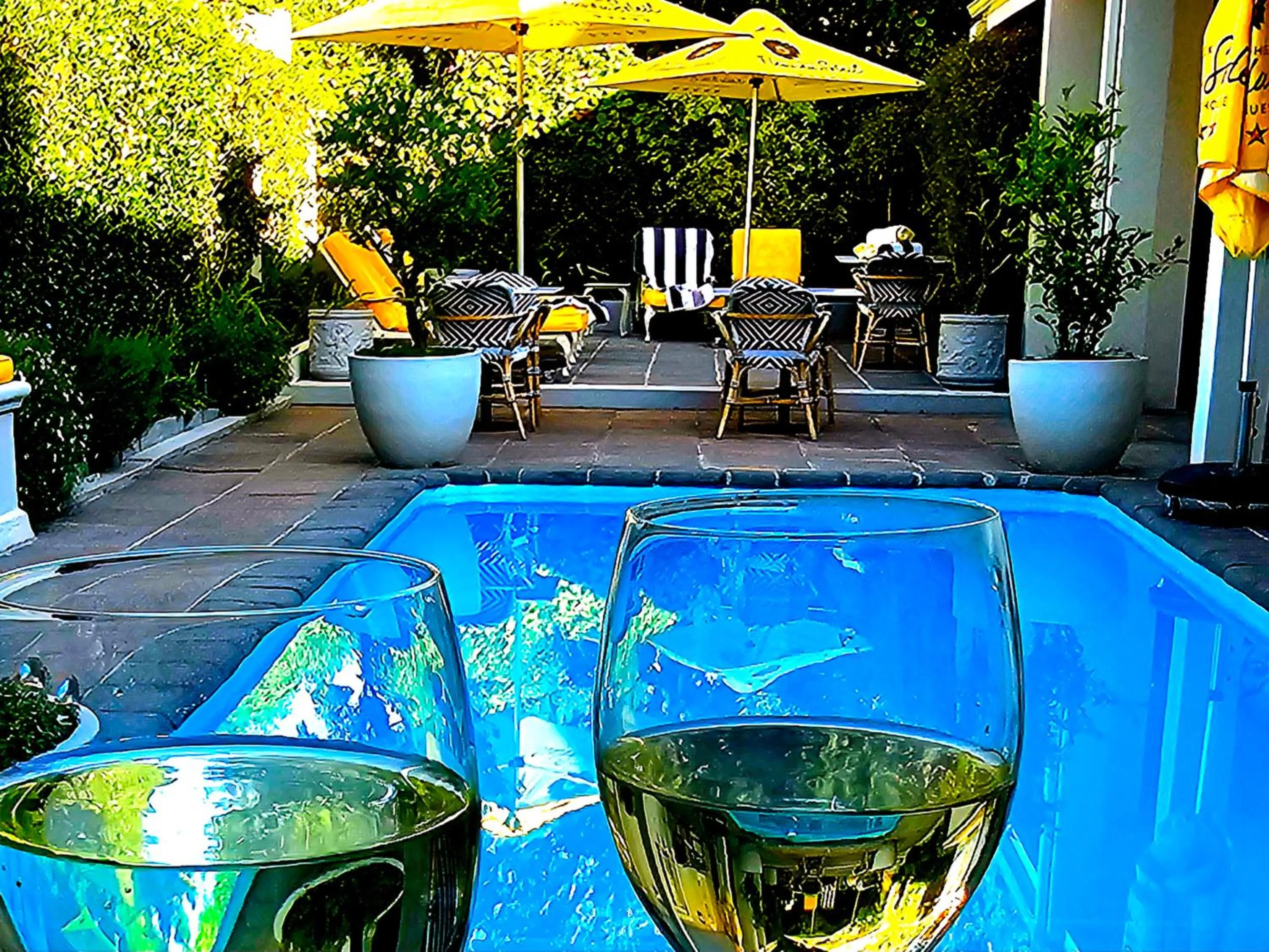 Patio in Fleur du Soleil Luxury Guesthouse