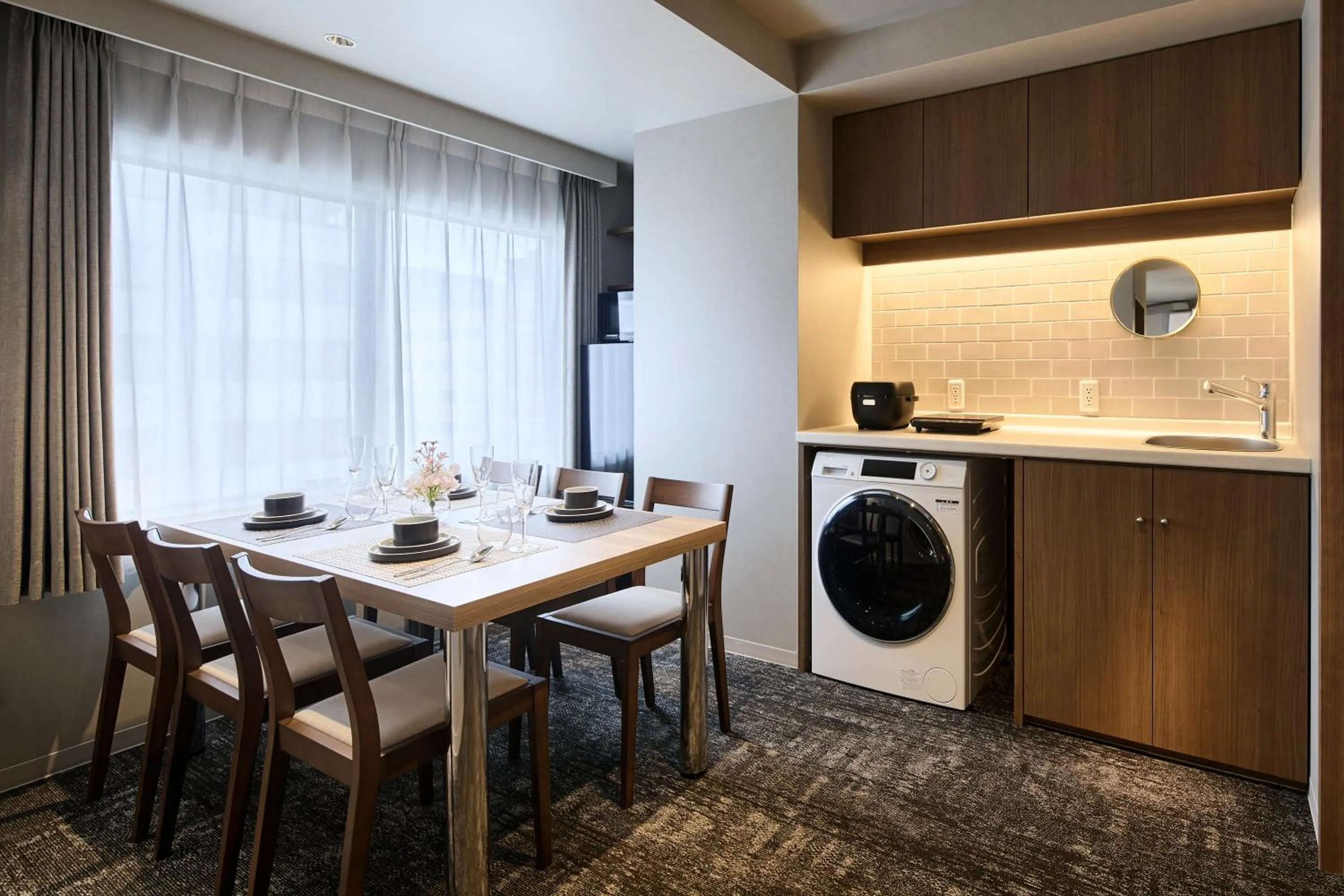 washing machine in Minn Sapporo Odori W18 Station