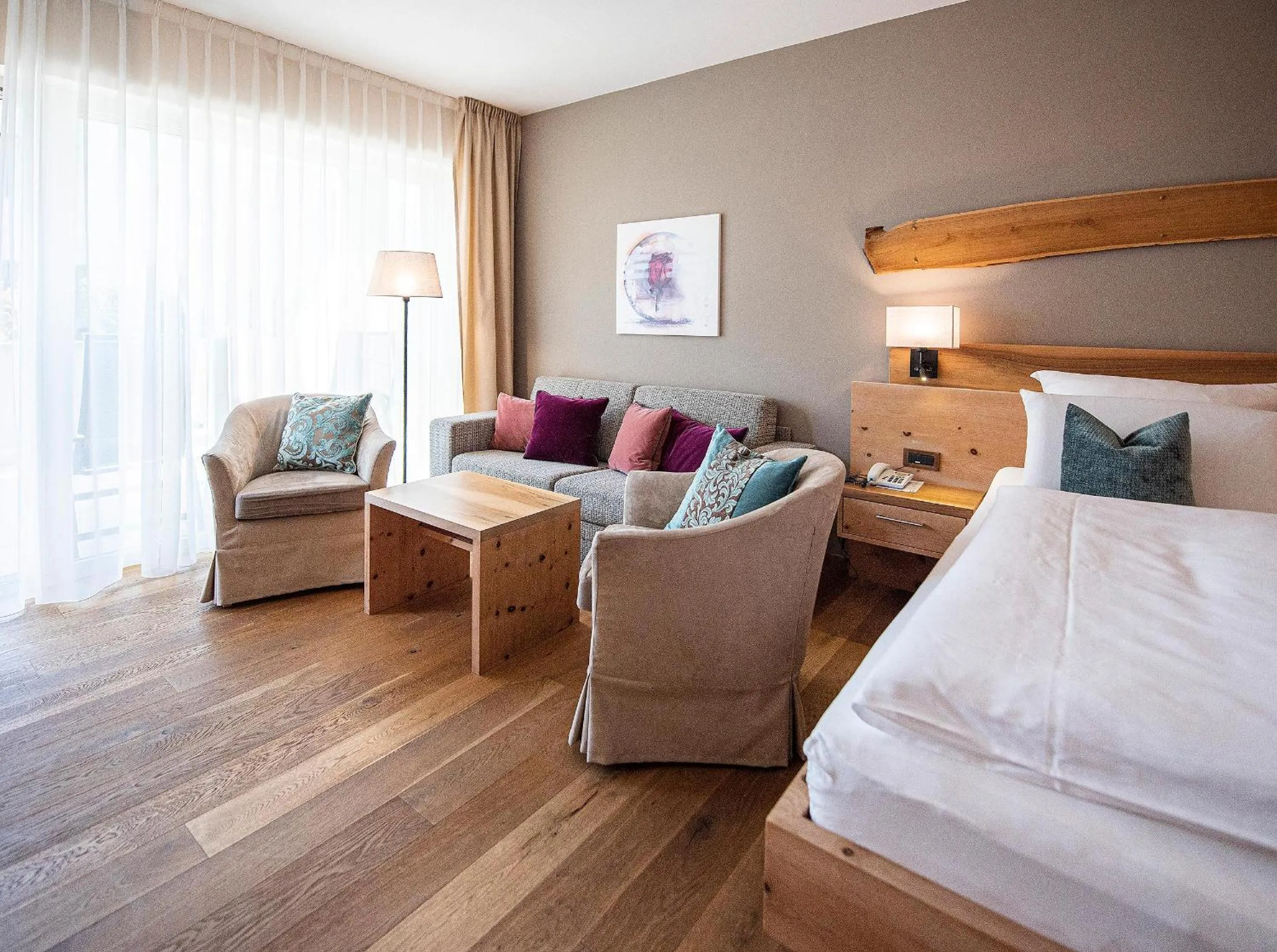 Bed in Vitalpina Hotel Waldhof