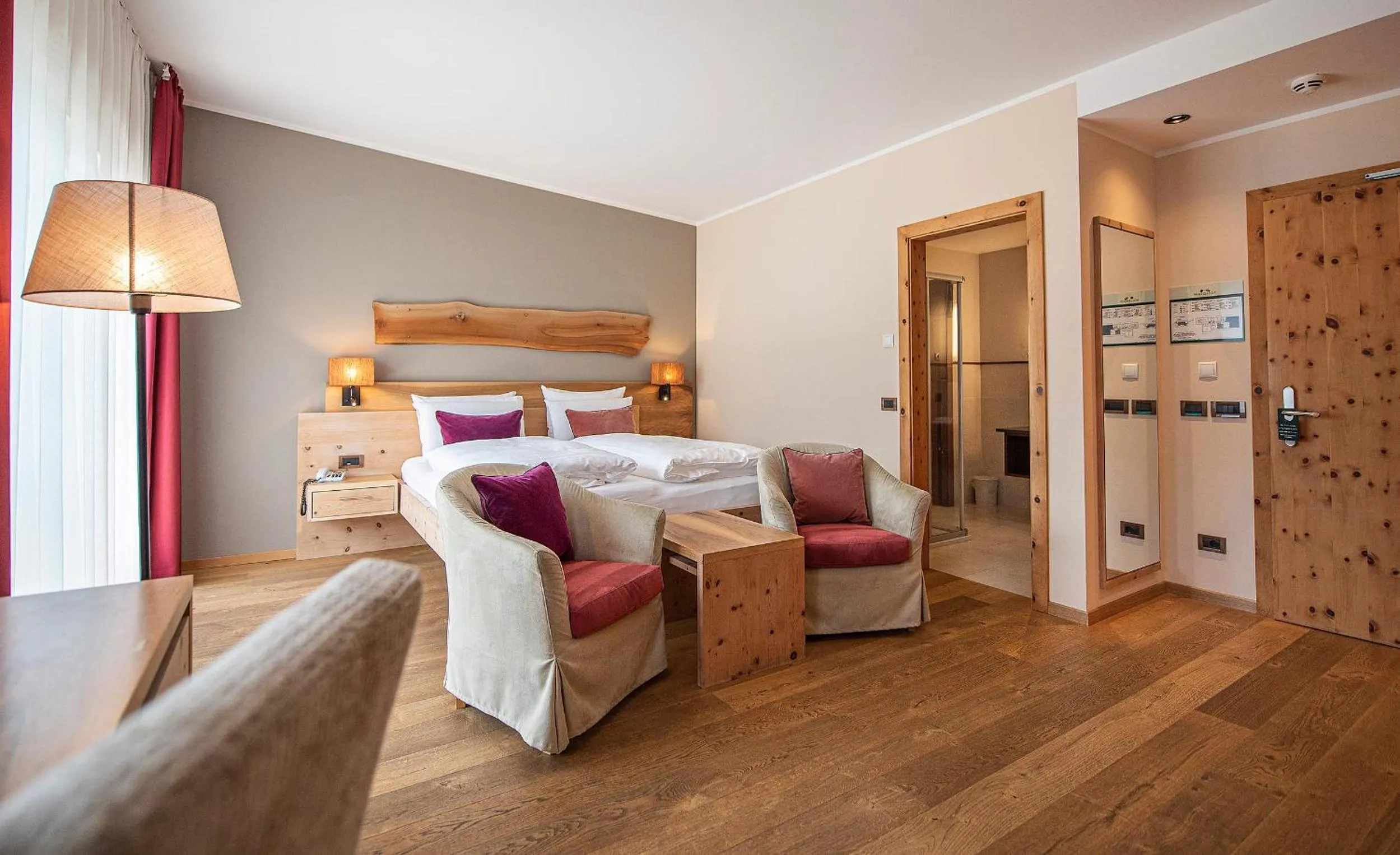 Bed in Vitalpina Hotel Waldhof