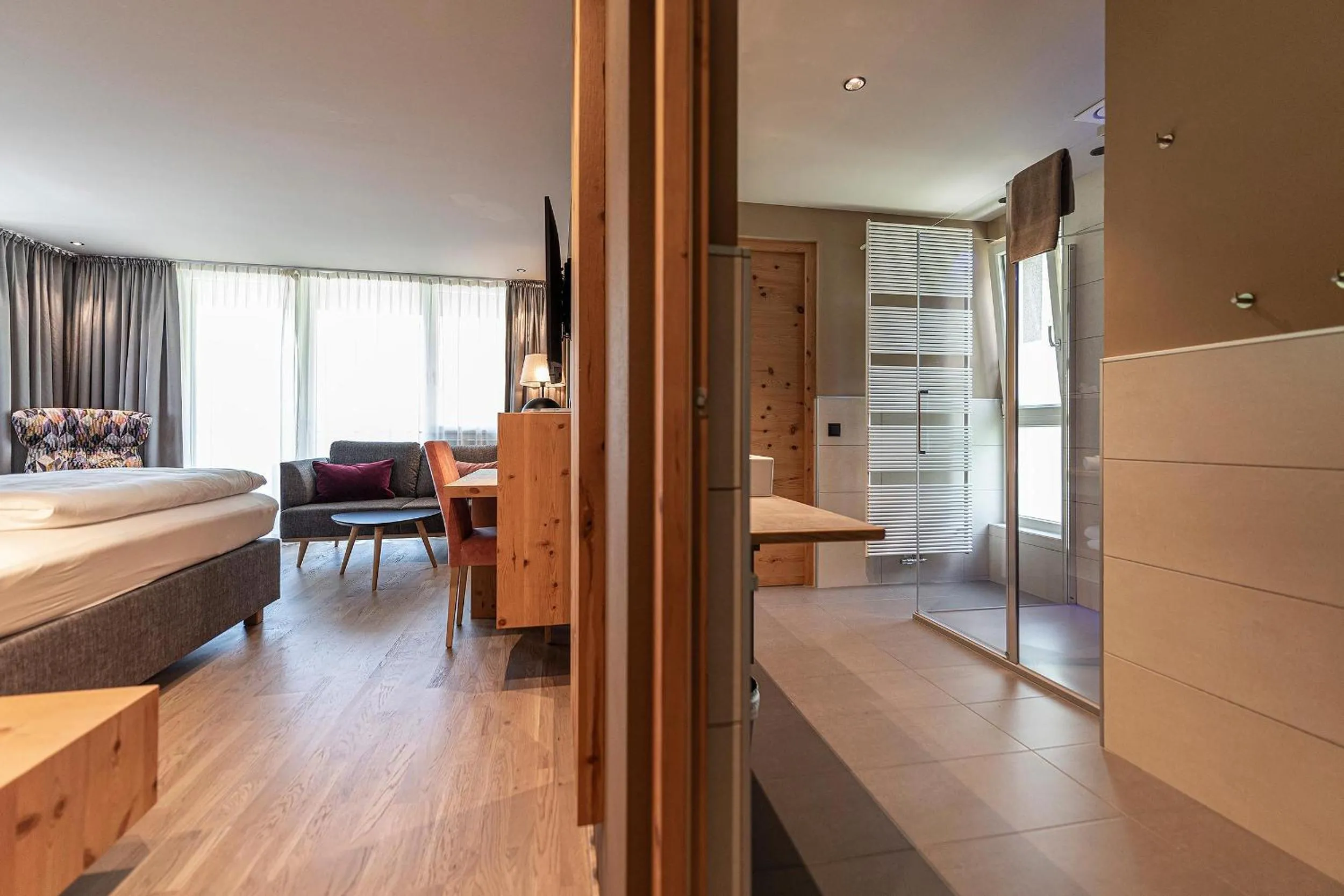 Bed in Vitalpina Hotel Waldhof