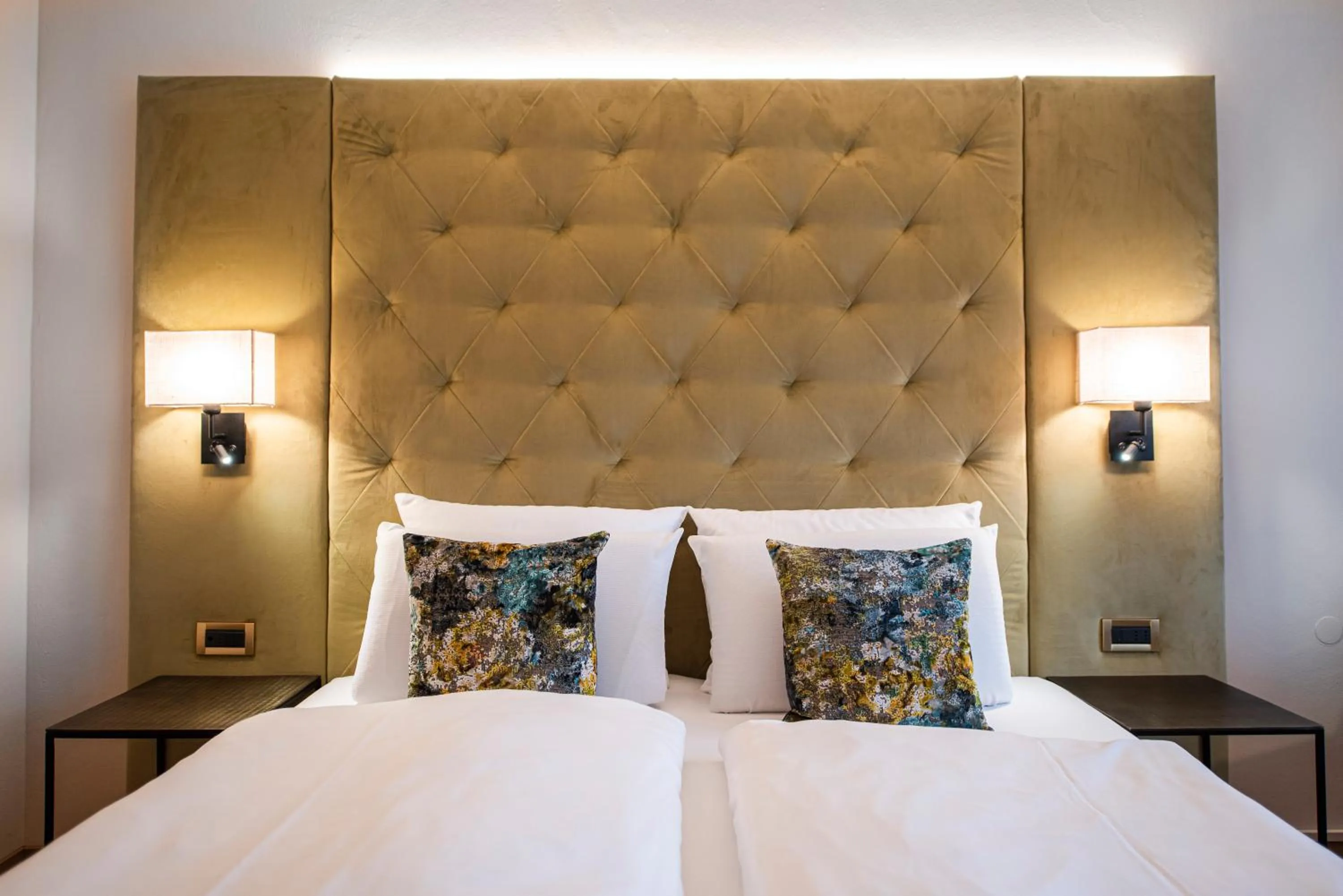 Bed in Vitalpina Hotel Waldhof