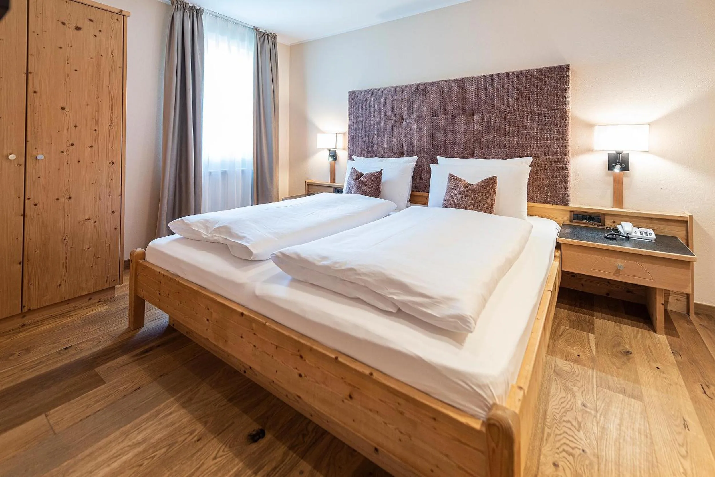 Bed in Vitalpina Hotel Waldhof