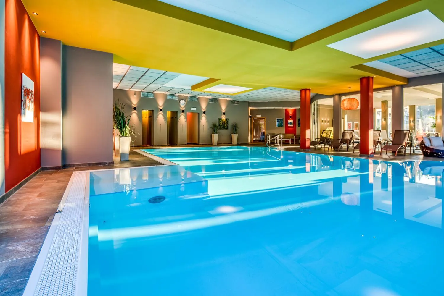 Swimming pool in Vitalpina Hotel Waldhof