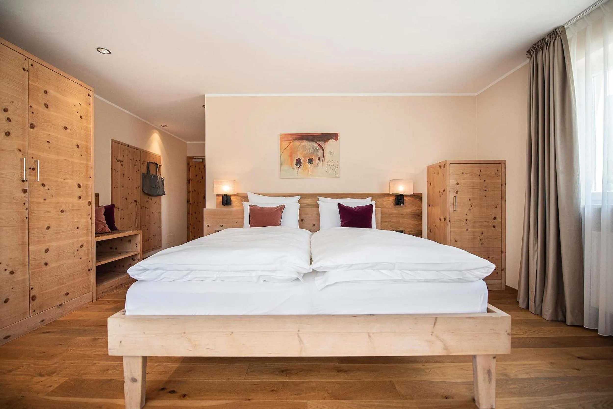 Bed in Vitalpina Hotel Waldhof