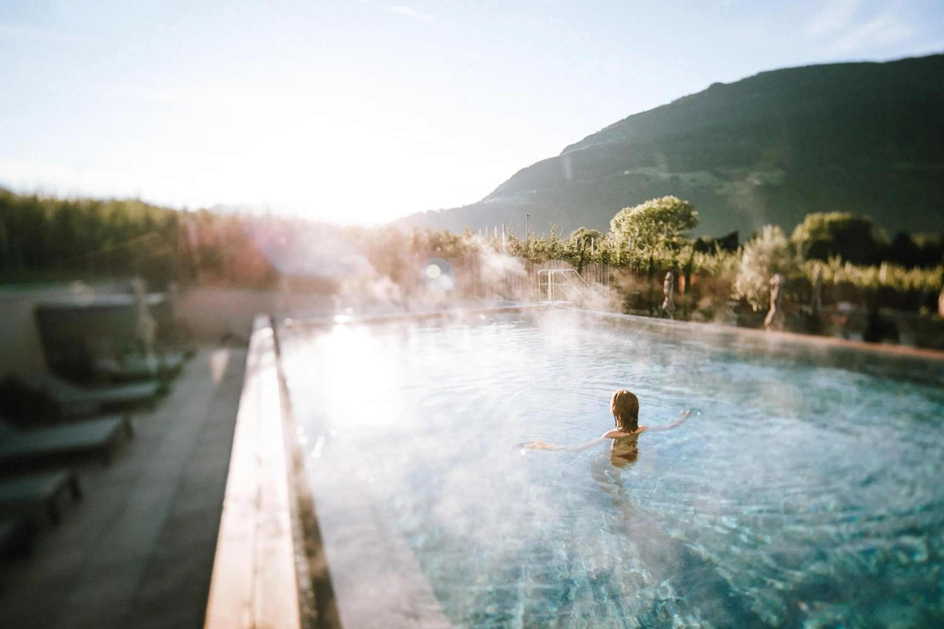 Swimming pool in Vitalpina Hotel Waldhof