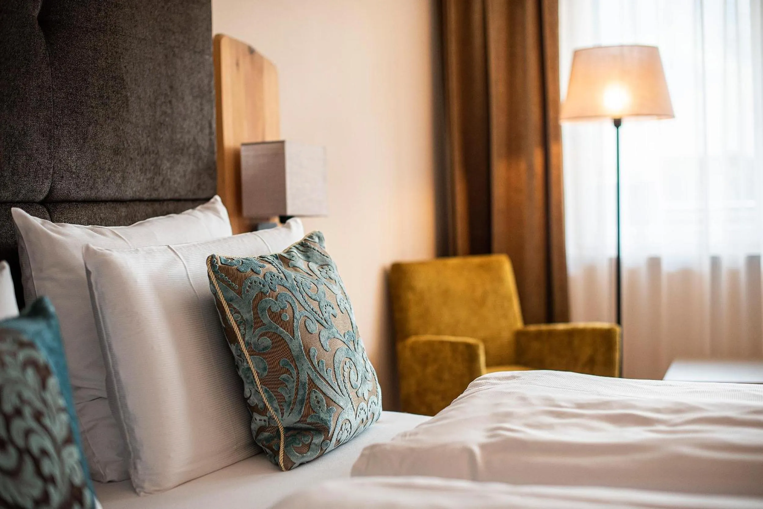 Bed in Vitalpina Hotel Waldhof