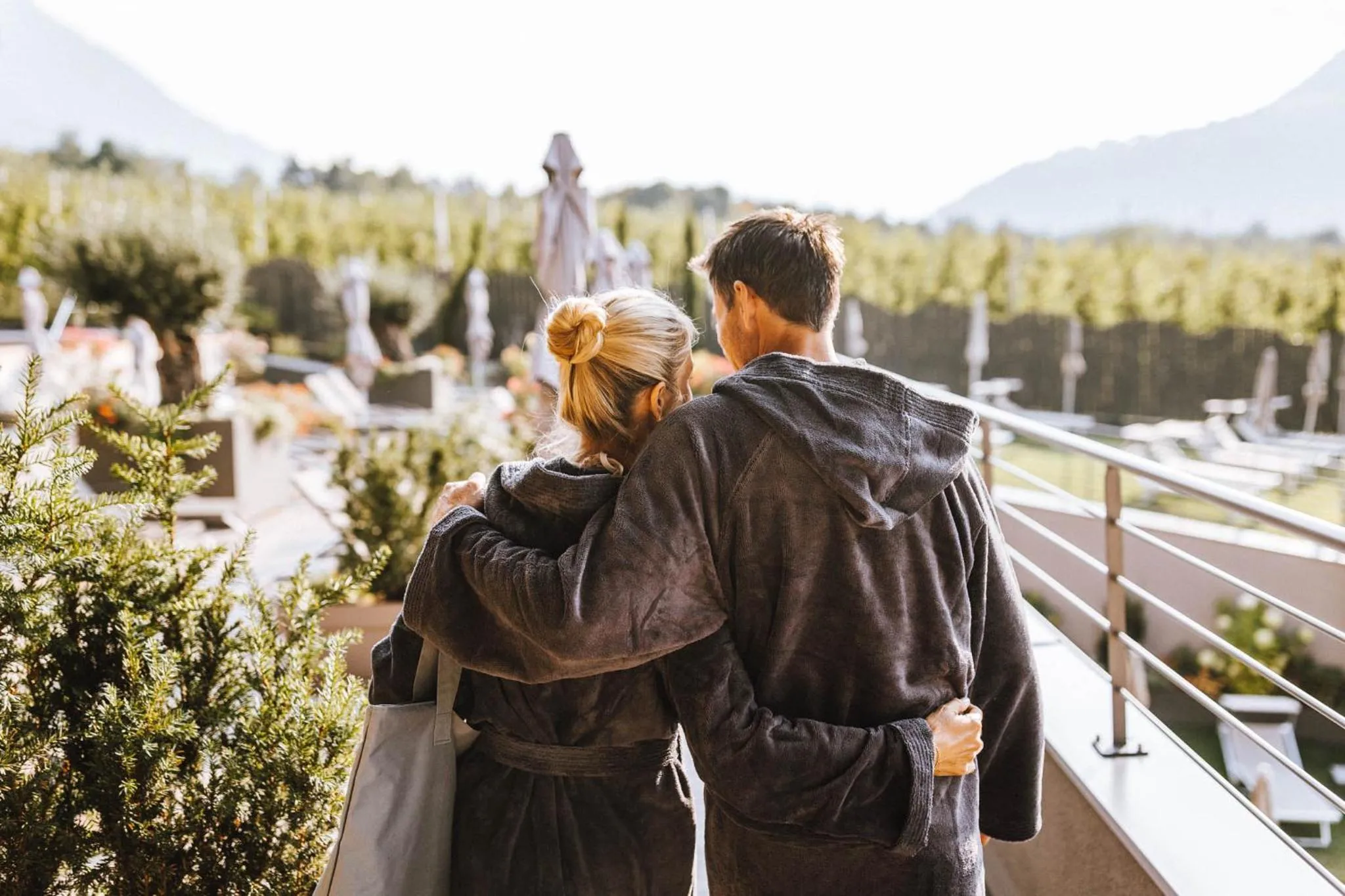Pool view in Vitalpina Hotel Waldhof