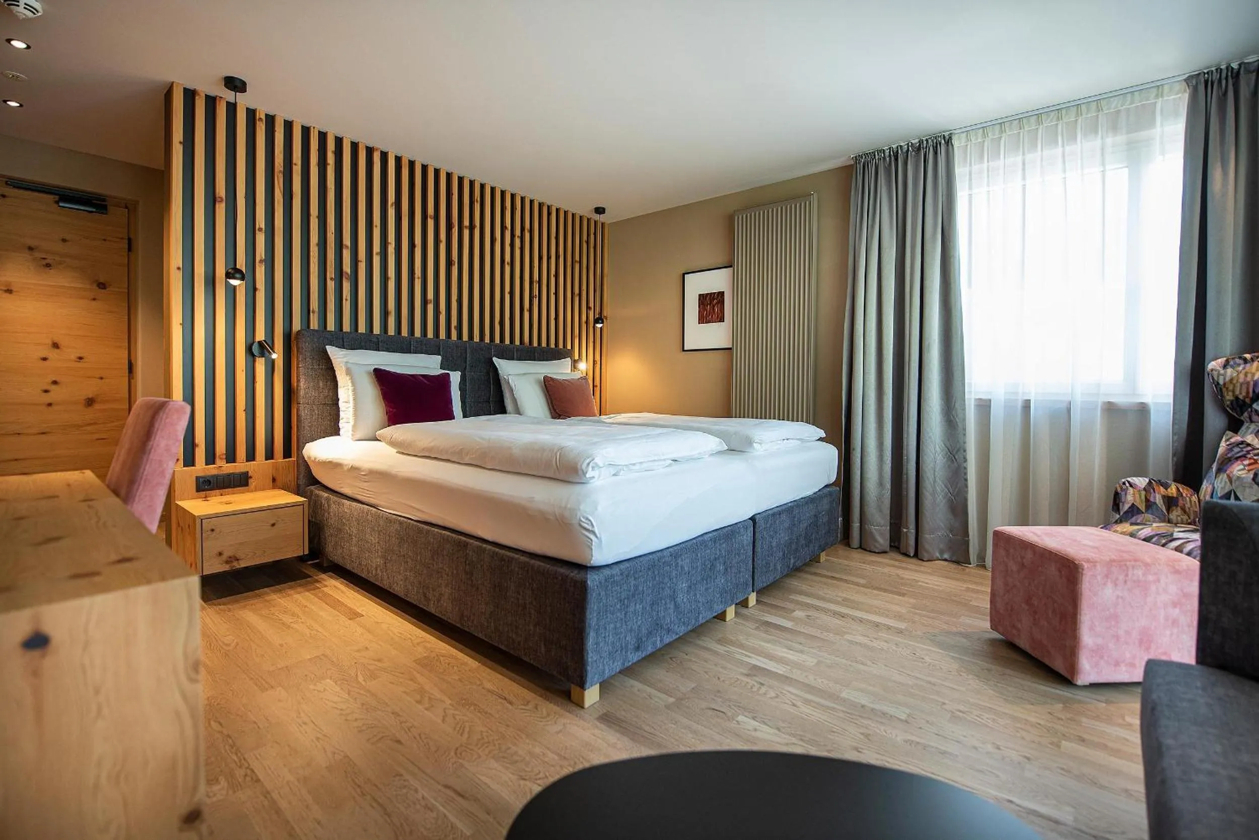 Bed in Vitalpina Hotel Waldhof