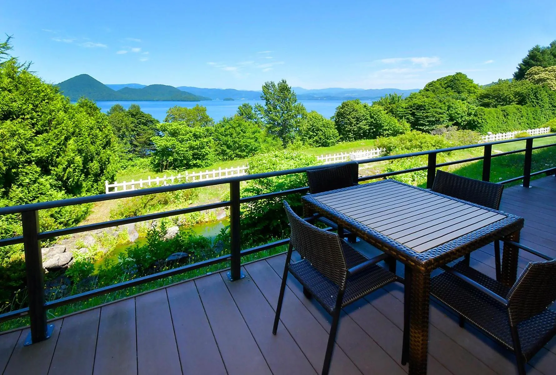 Balcony/Terrace in Hotel Premium Lake TOYA