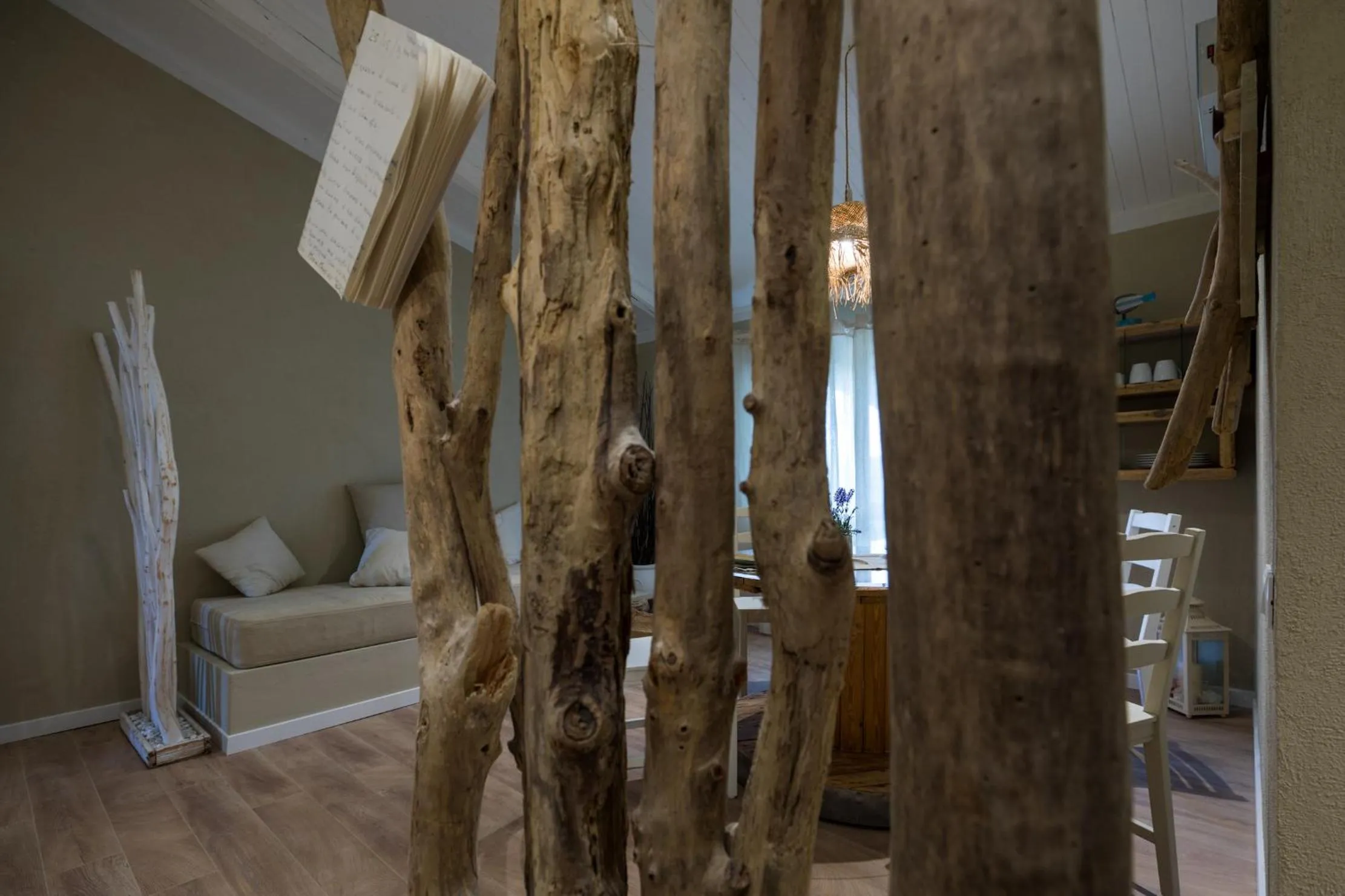 Living room, Bed in MORF suites