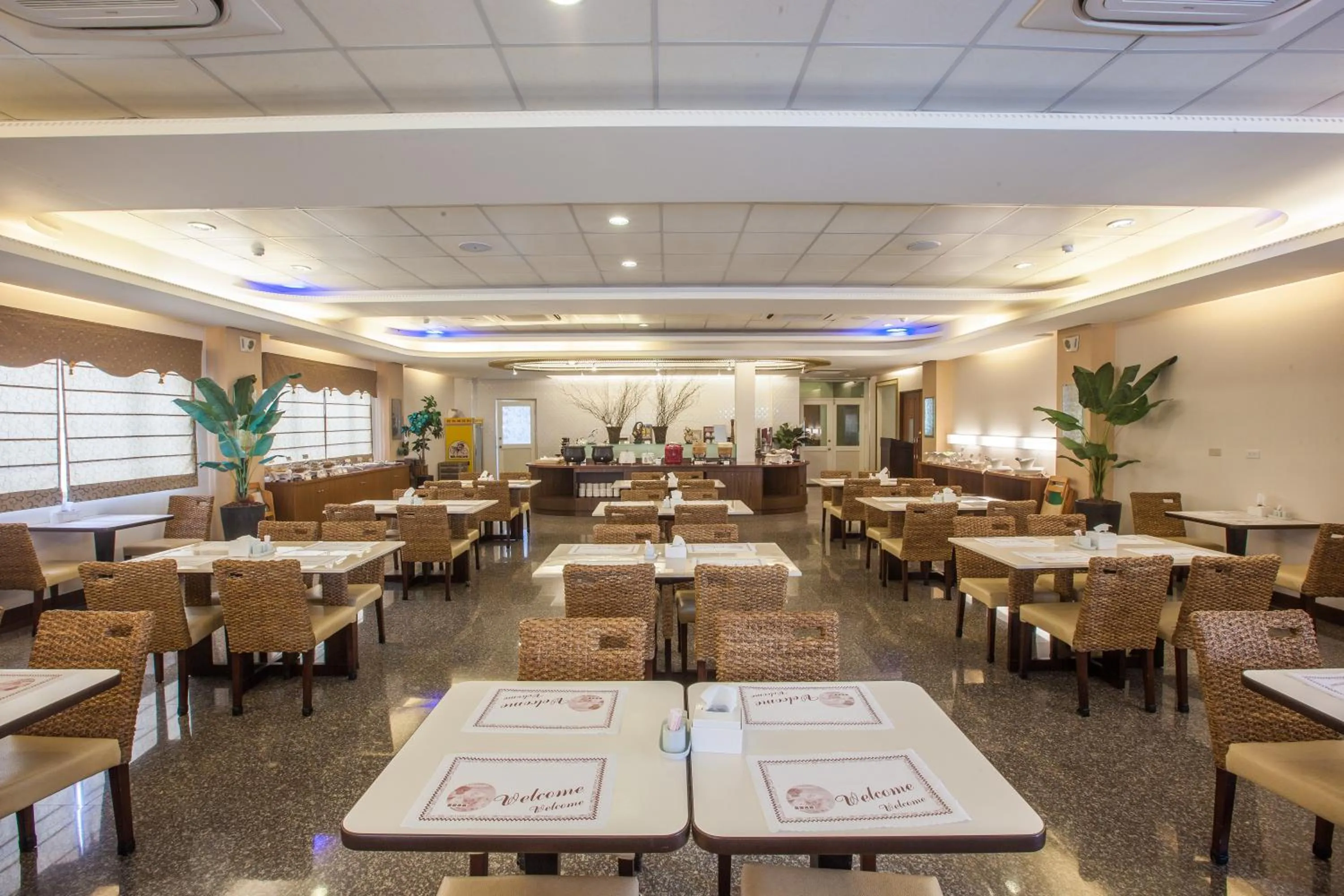 Buffet breakfast in Spring Breeze Hotel