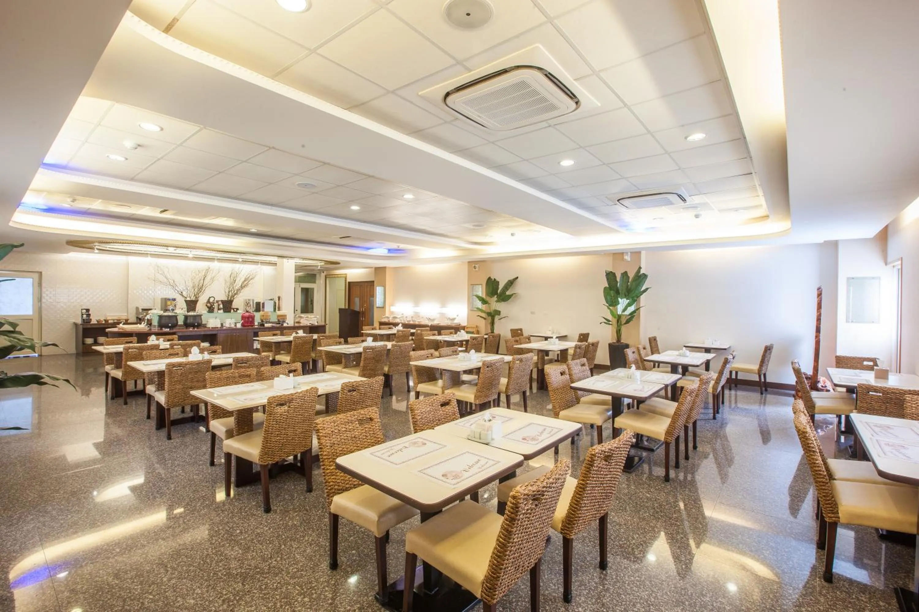 Buffet breakfast in Spring Breeze Hotel