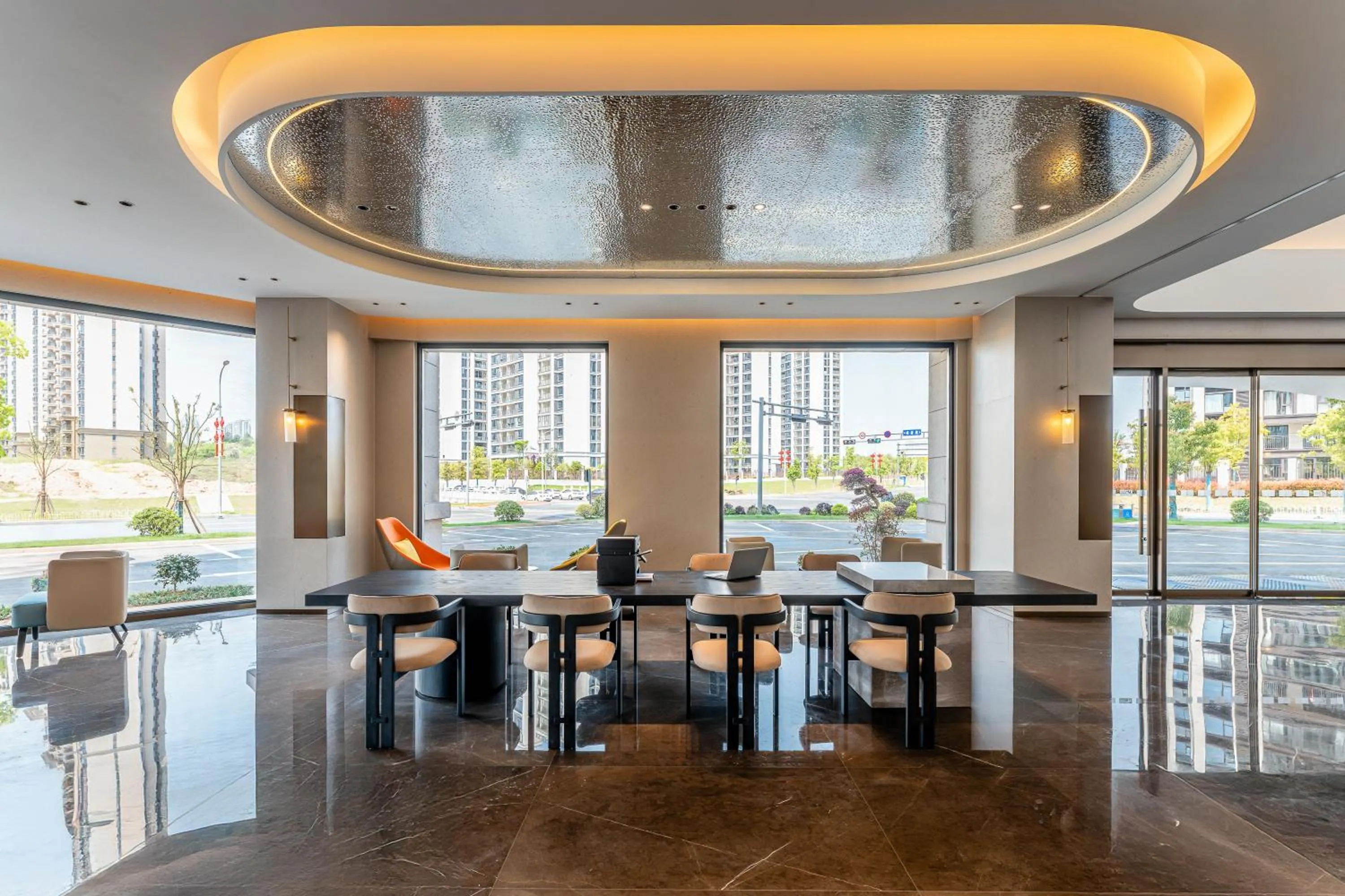 Lobby or reception in Holiday Inn Express Shangrao Railway Station by IHG