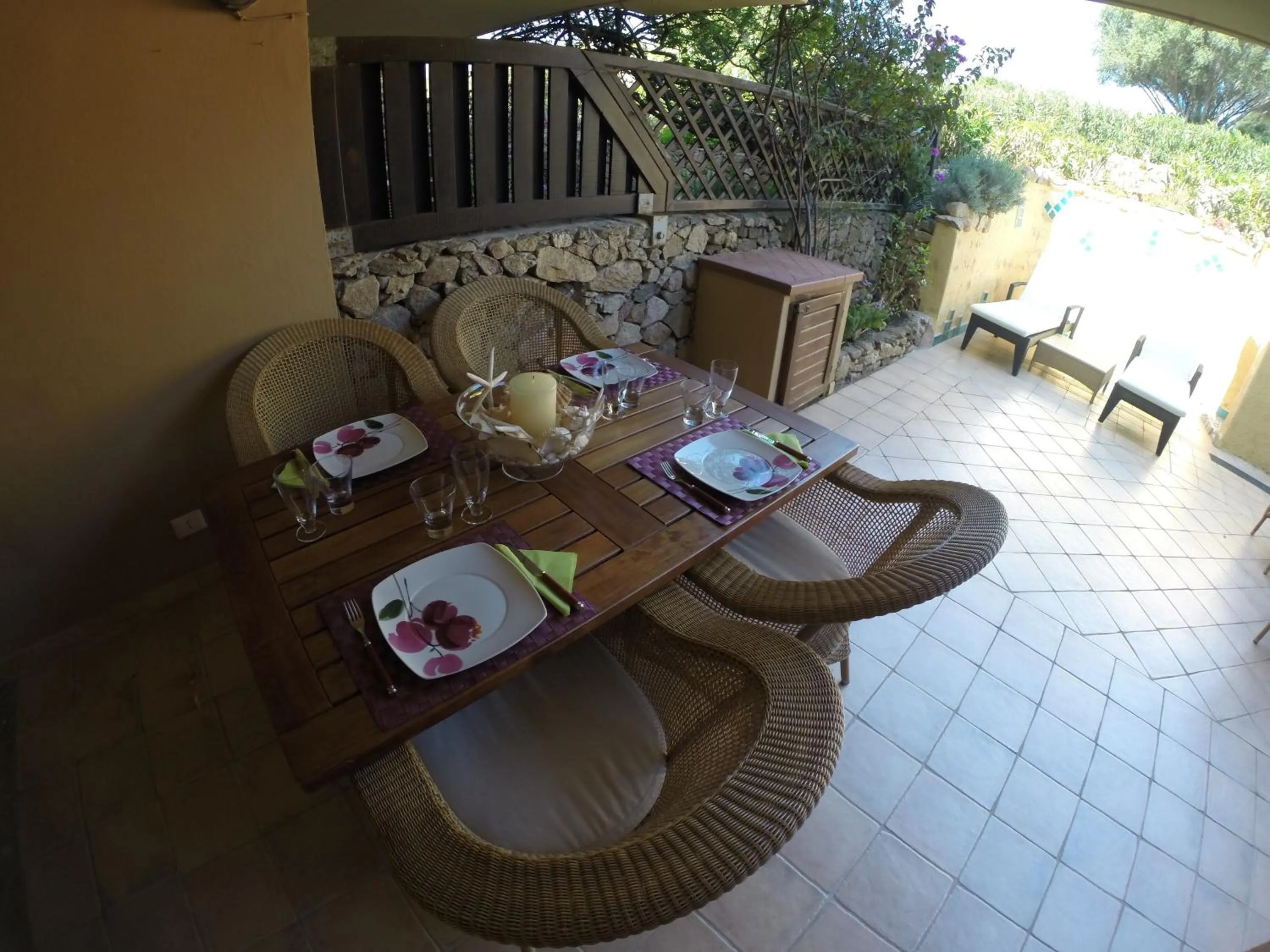 Dining area in Luxury Apartment Sardegna