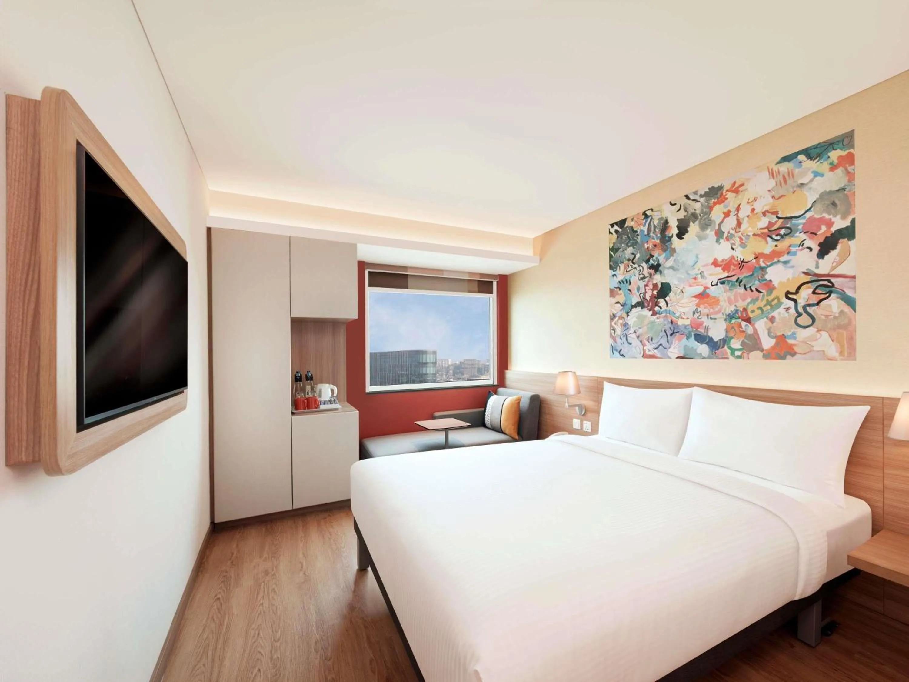 Bedroom, Bed in ibis Mumbai BKC