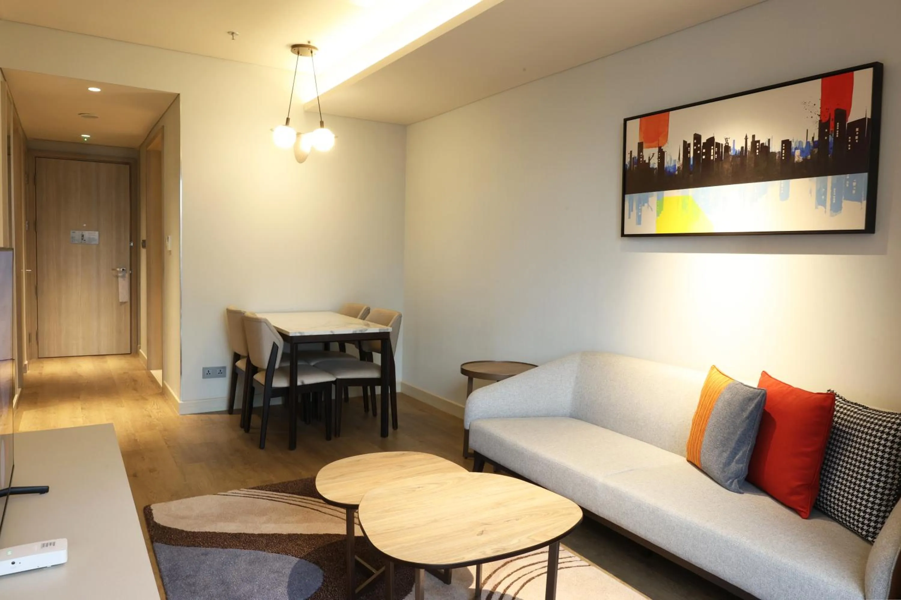 Dining area in Swissôtel Living Jakarta Mega Kuningan