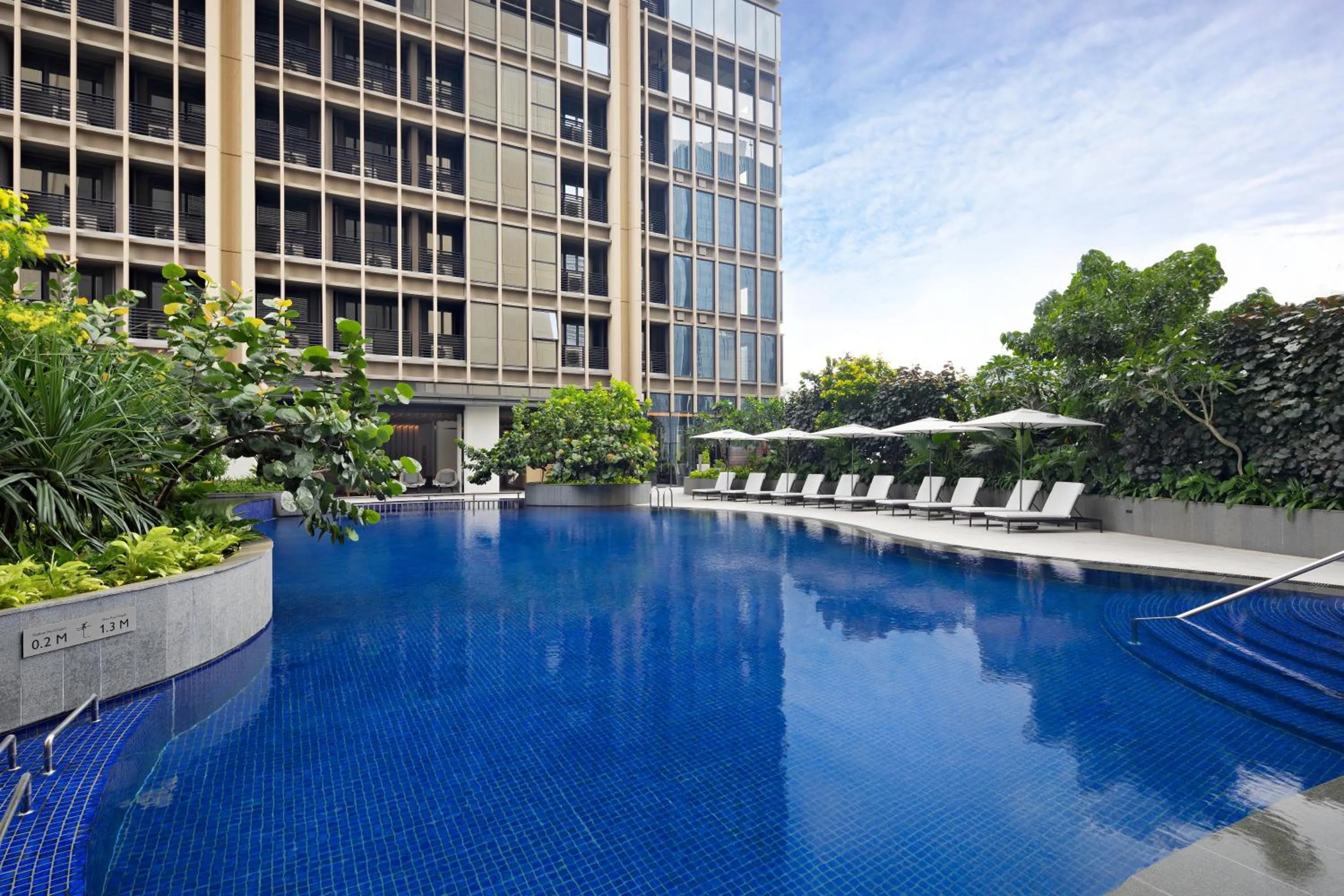 Swimming pool in Swissôtel Living Jakarta Mega Kuningan