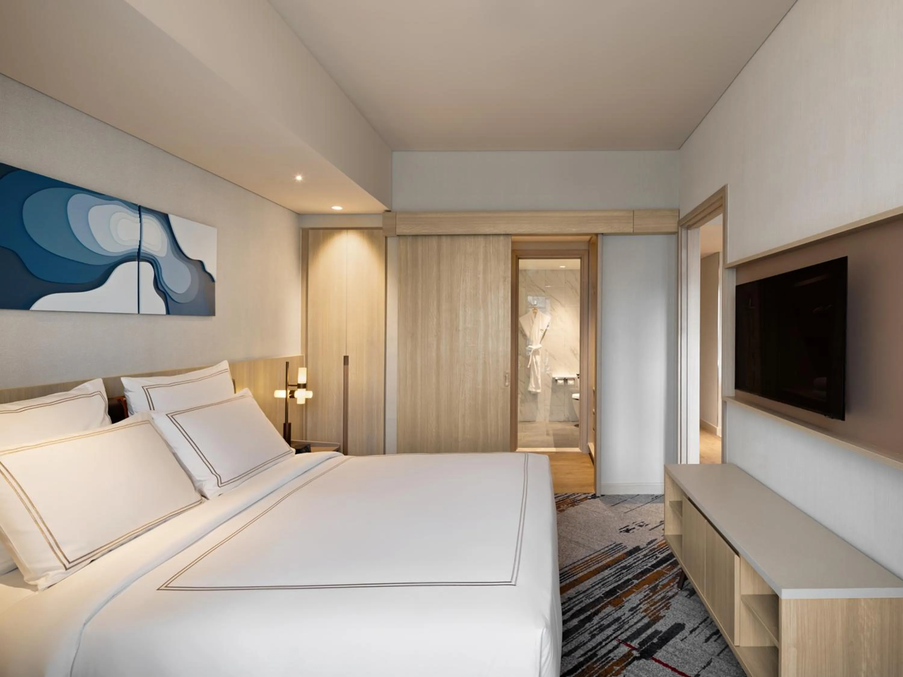 Bed in Swissôtel Living Jakarta Mega Kuningan