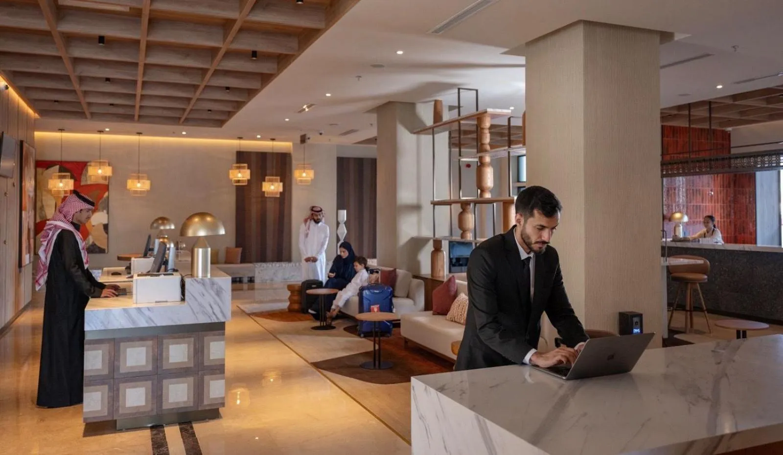 Lobby or reception in Mercure Hotel Khamis Mushait by Accor