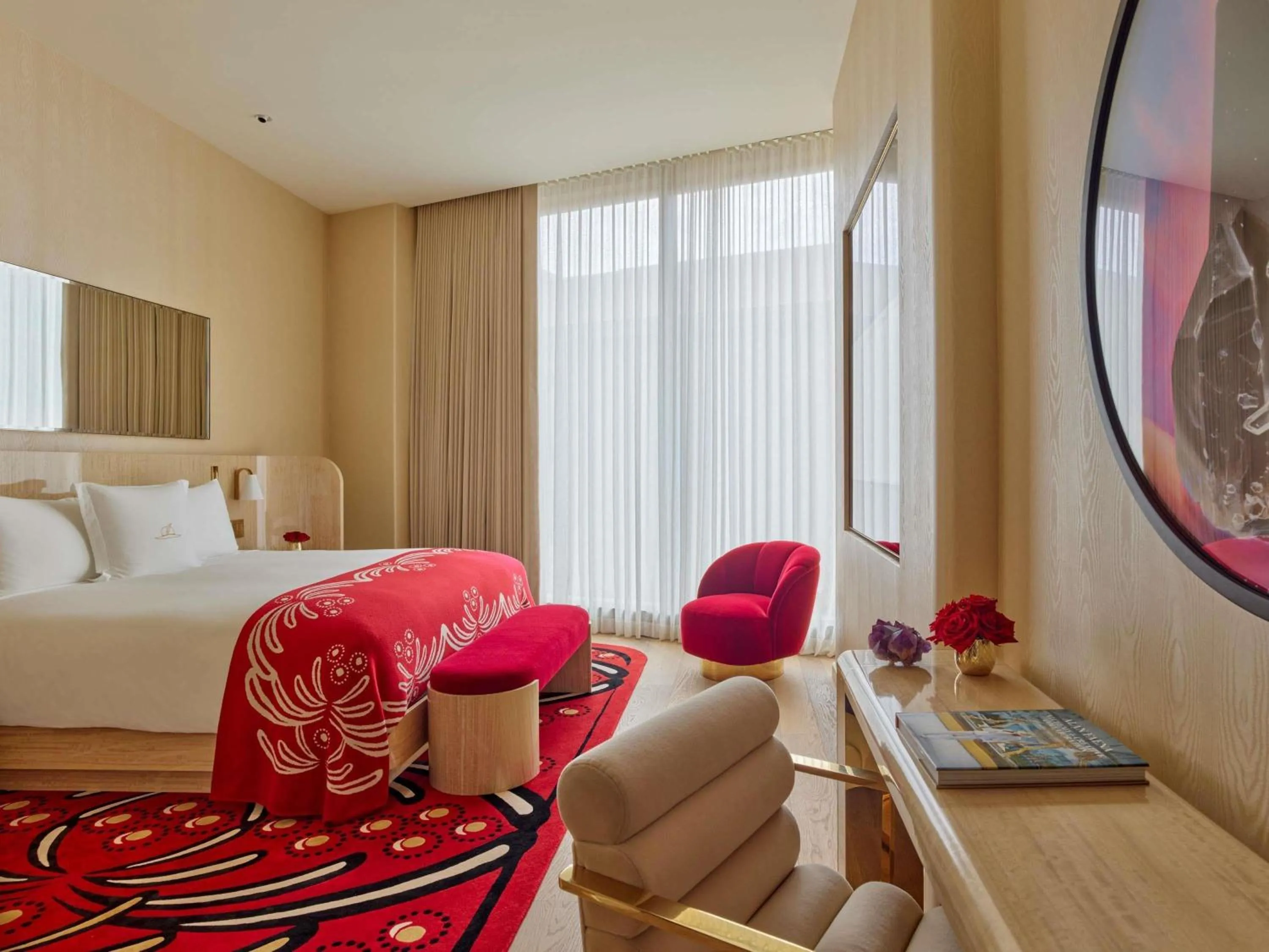 Bedroom, Bed in Faena New York