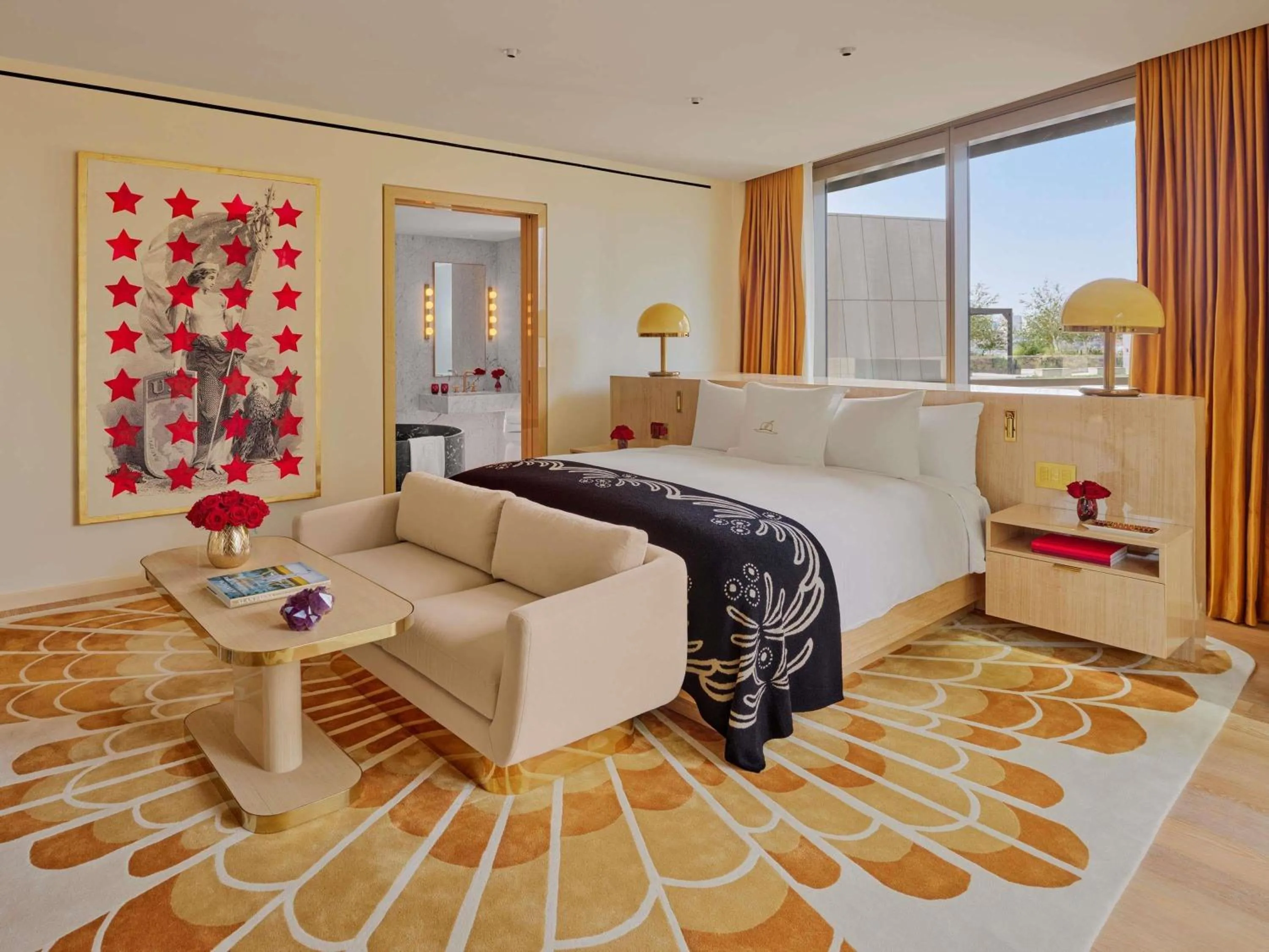 Bedroom, Bed in Faena New York