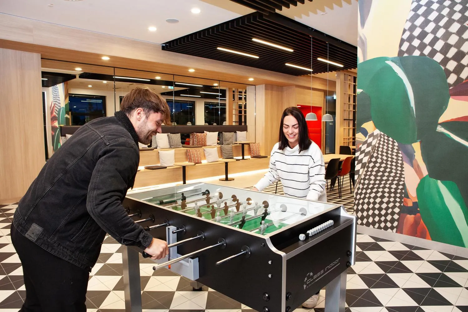 Decorative detail in ibis budget Hotel Berlin Airport