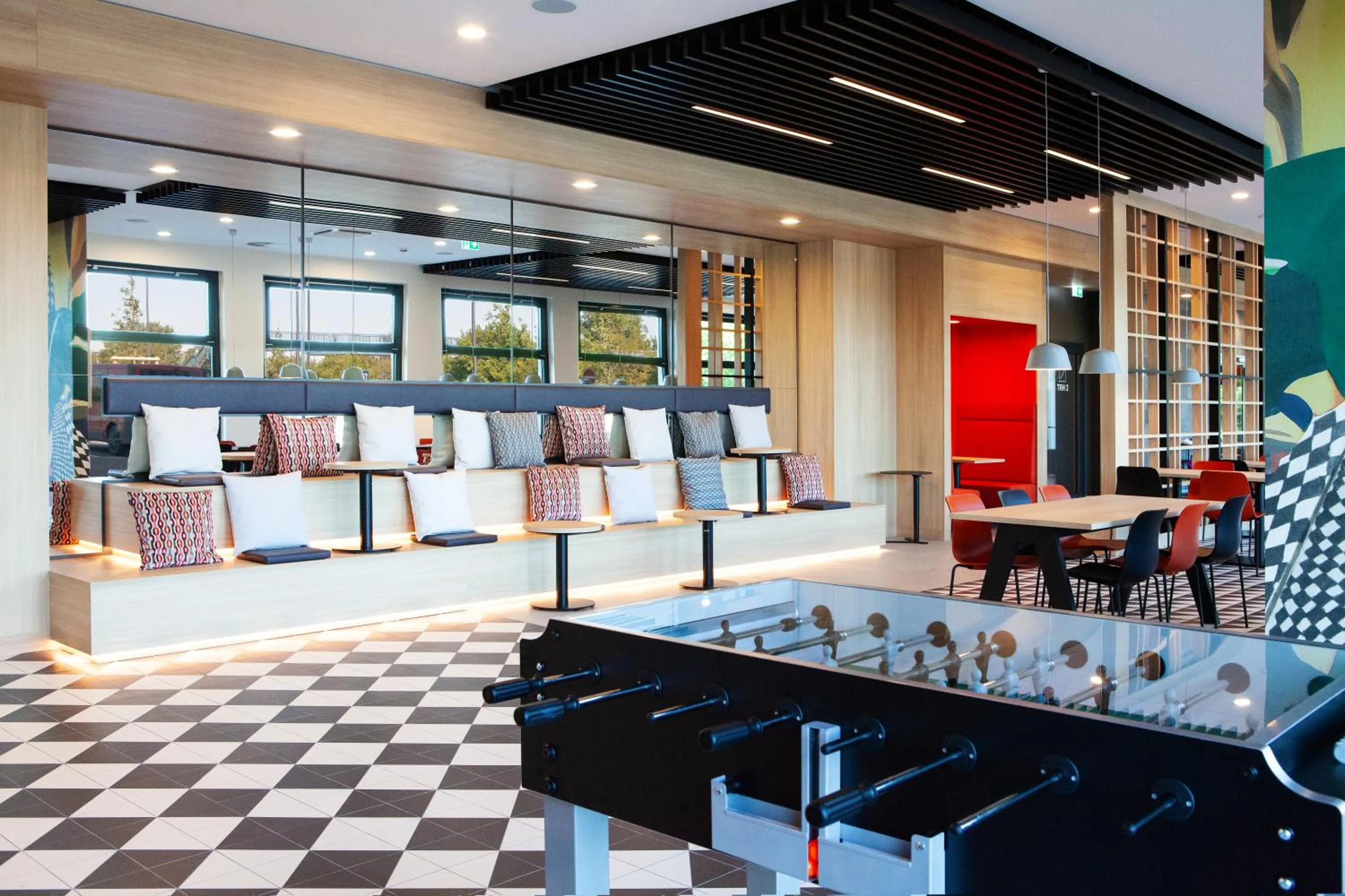 Decorative detail in ibis budget Hotel Berlin Airport