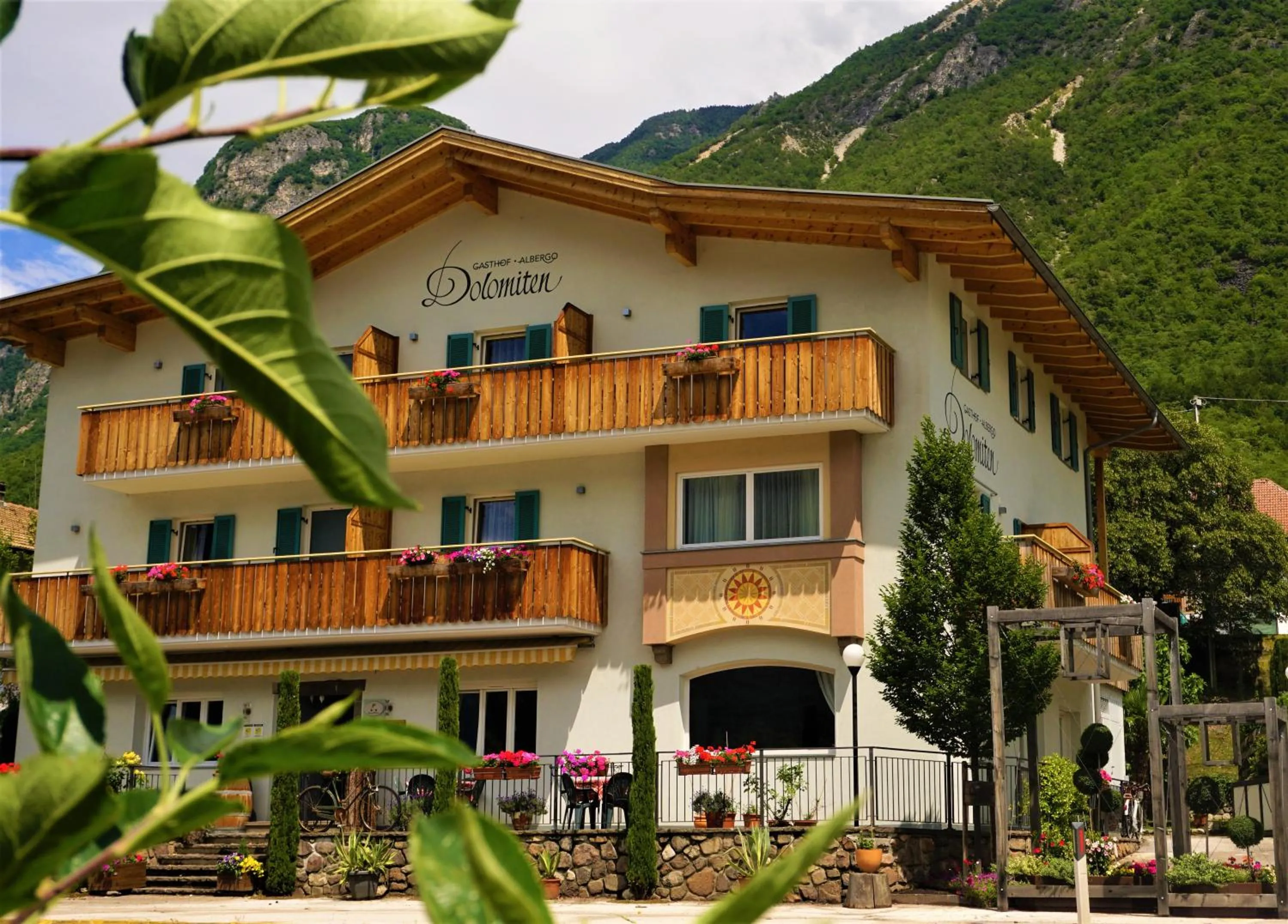 Property building in Guesthouse Dolomiten