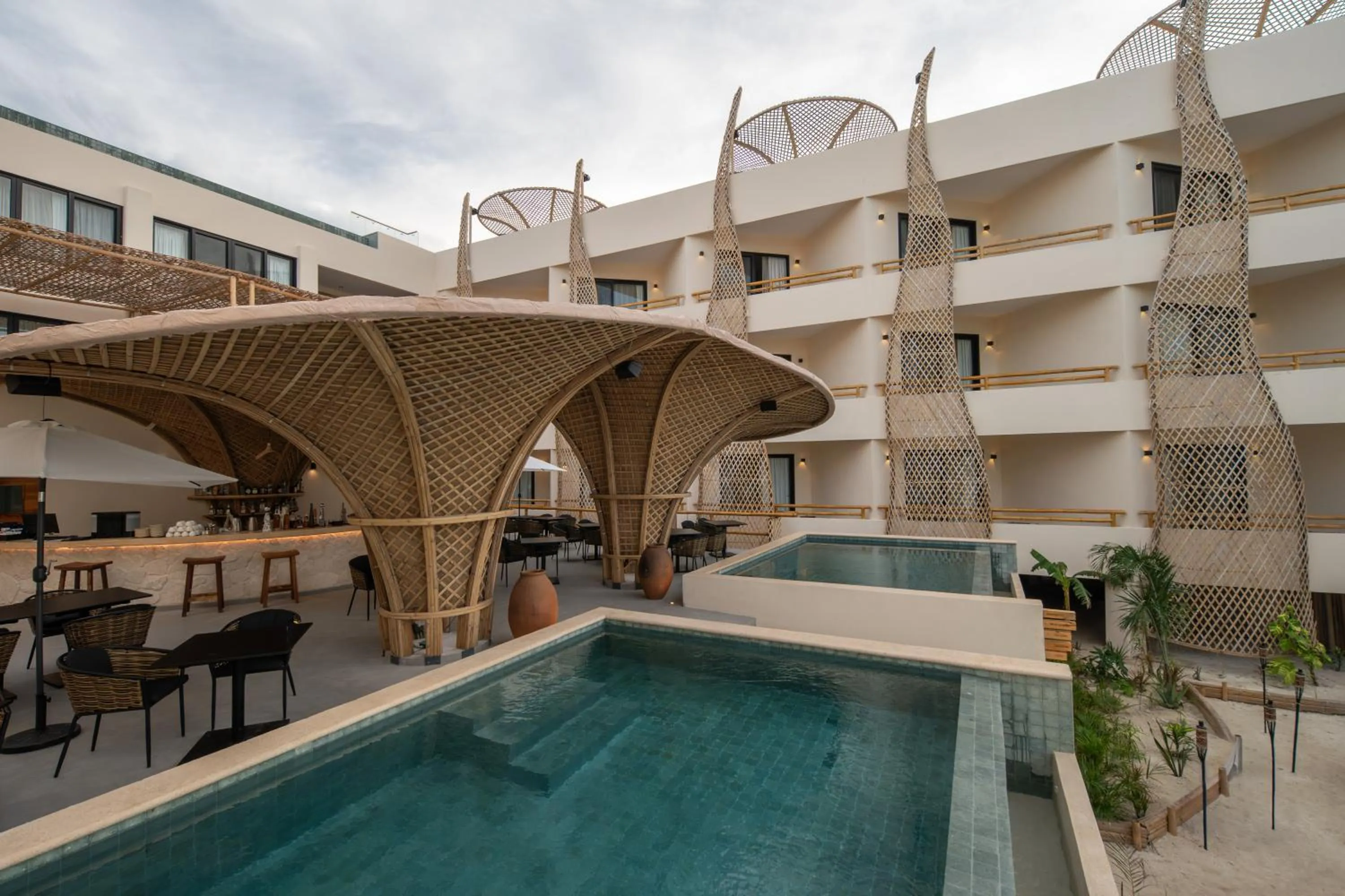 Restaurant/places to eat in Ana y Jose Holbox Hotel & Beach Club