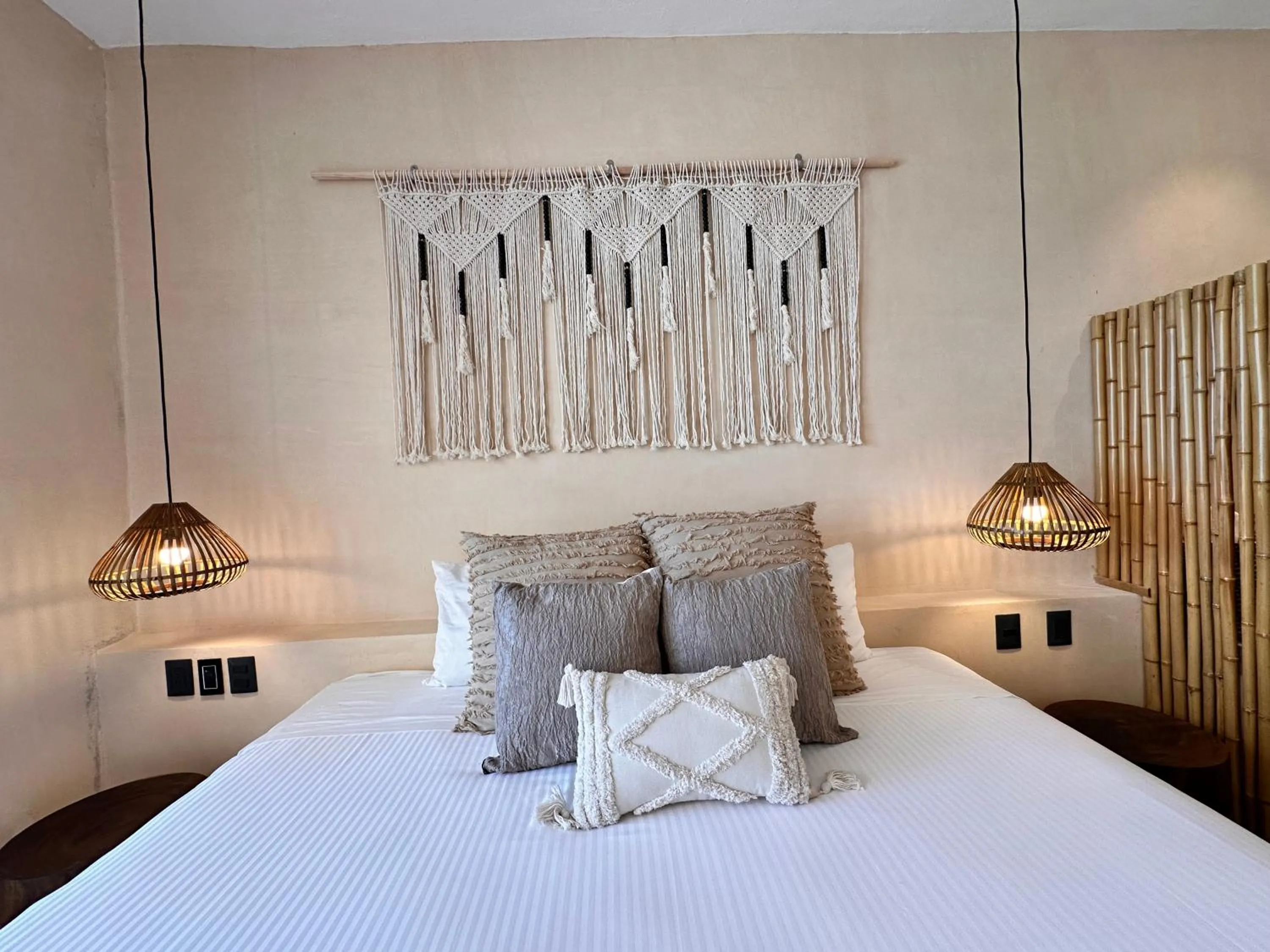 Bed in Ana y Jose Holbox Hotel & Beach Club