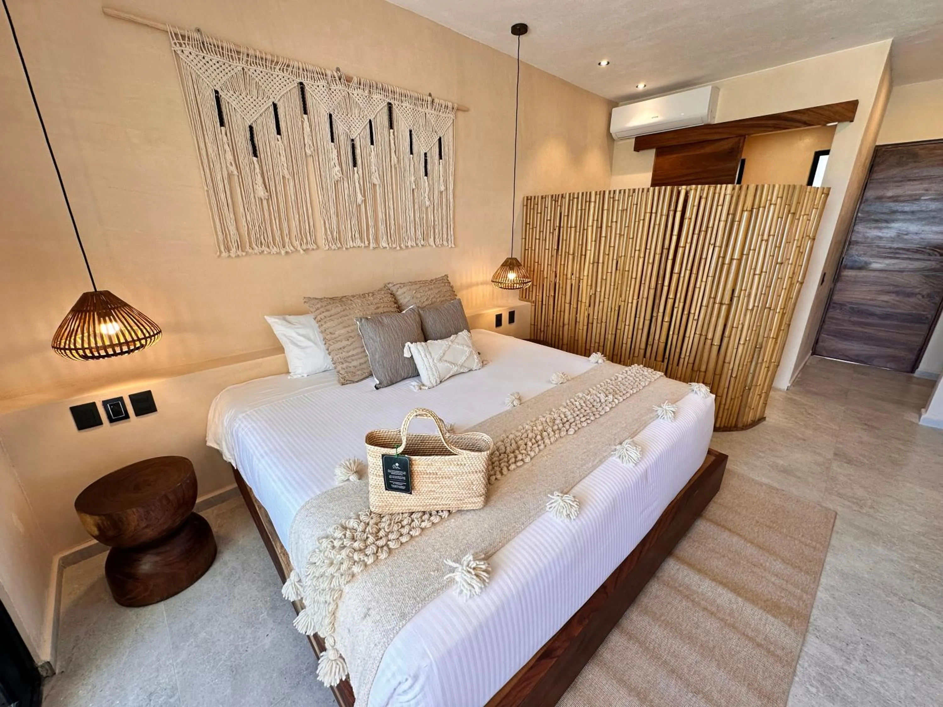 Bed in Ana y Jose Holbox Hotel & Beach Club