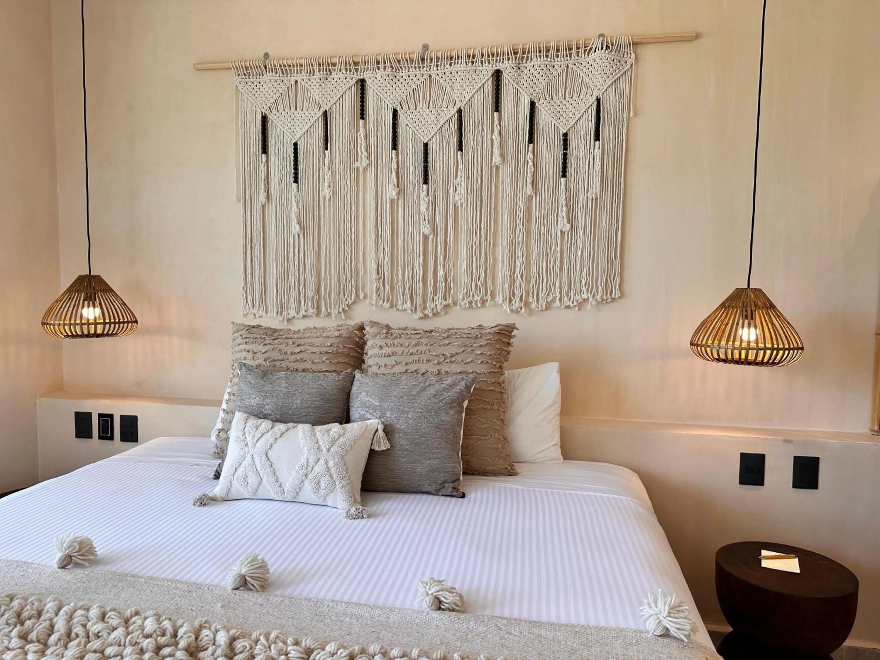 Bed in Ana y Jose Holbox Hotel & Beach Club