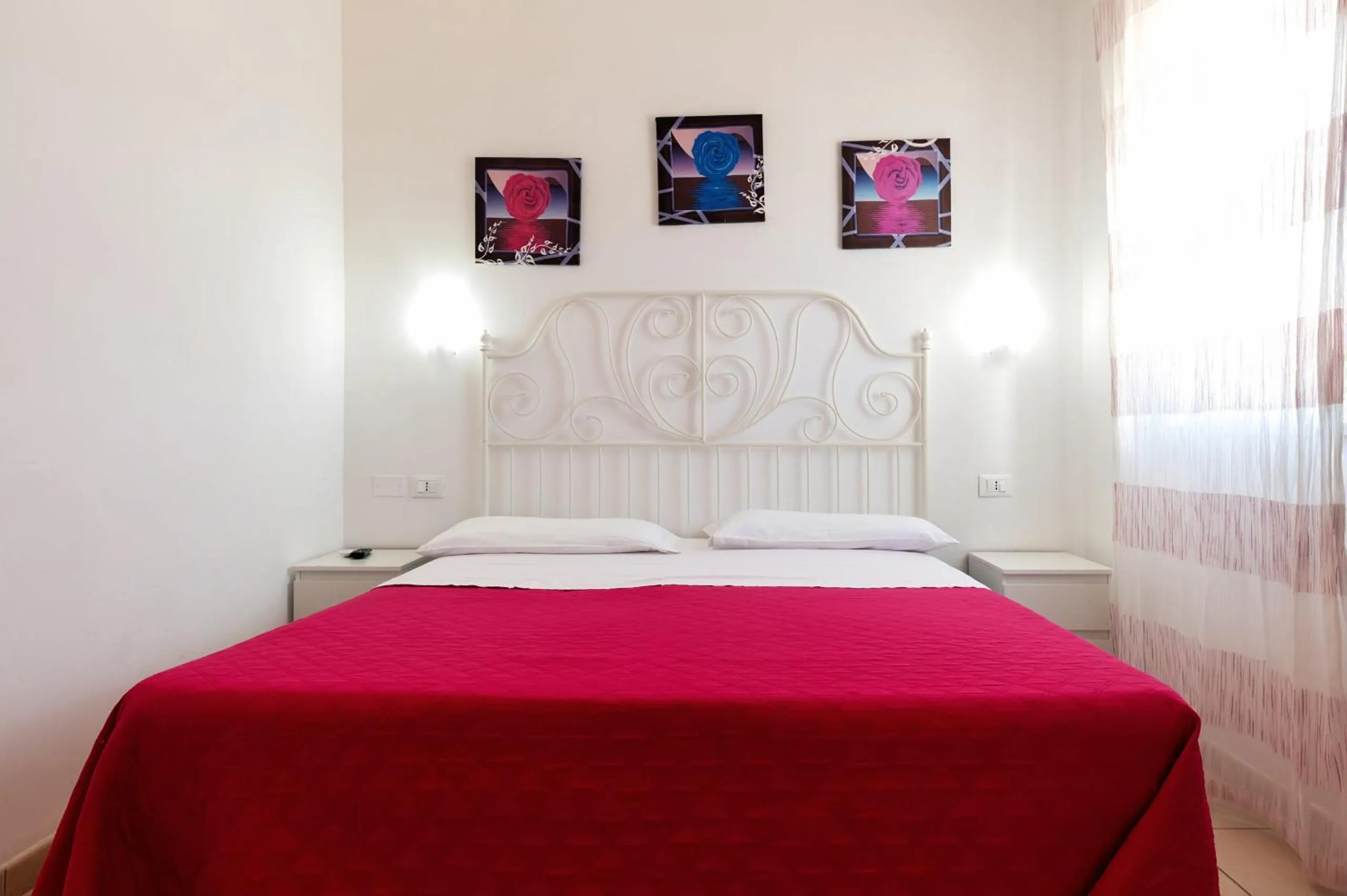 Bed in Hotel Belvedere Lampedusa