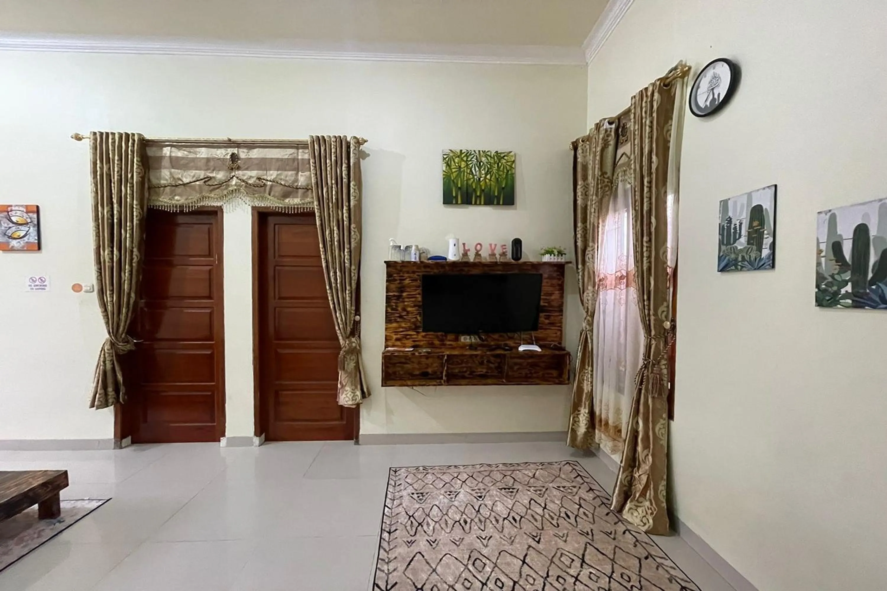 Living room in Jirek Homestay Bukittinggi