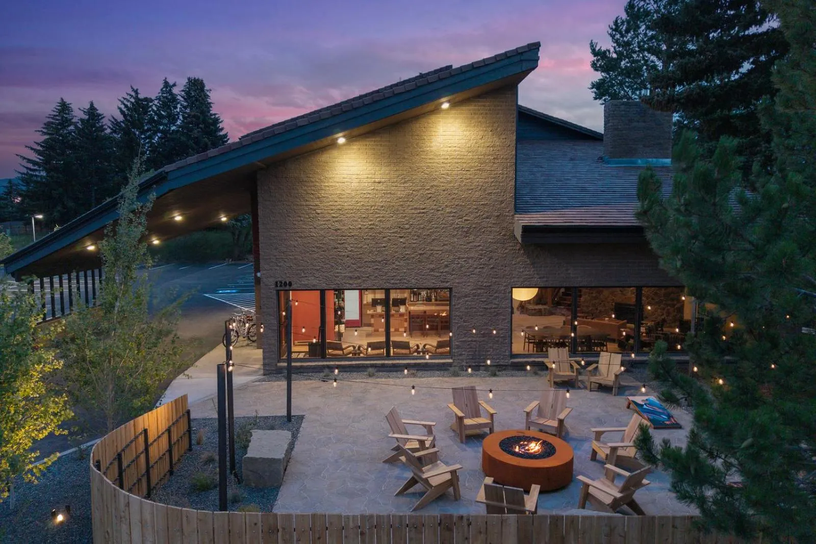 fireplace in Wandering Buffalo