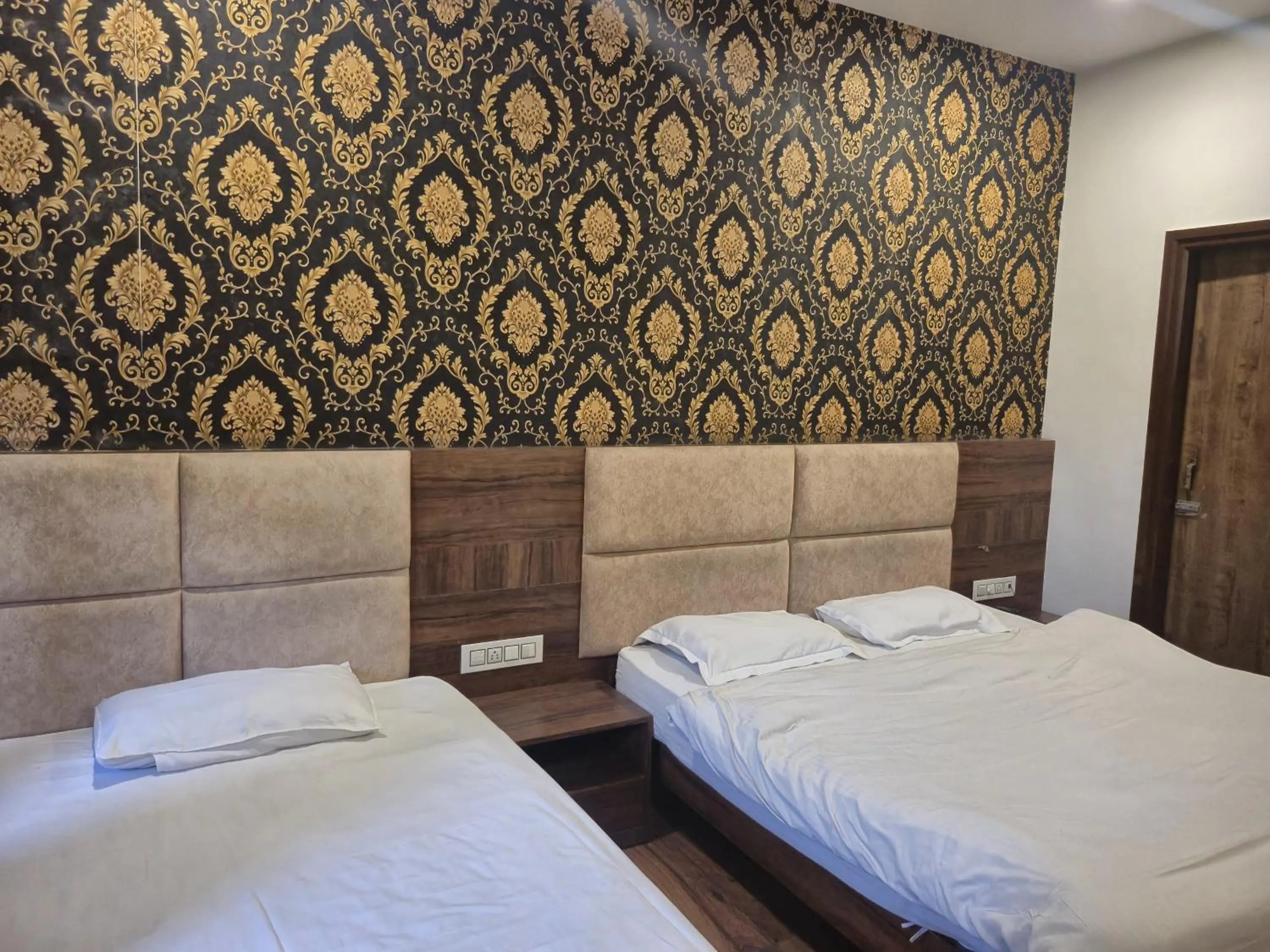 Bedroom, Bed in JK Residency