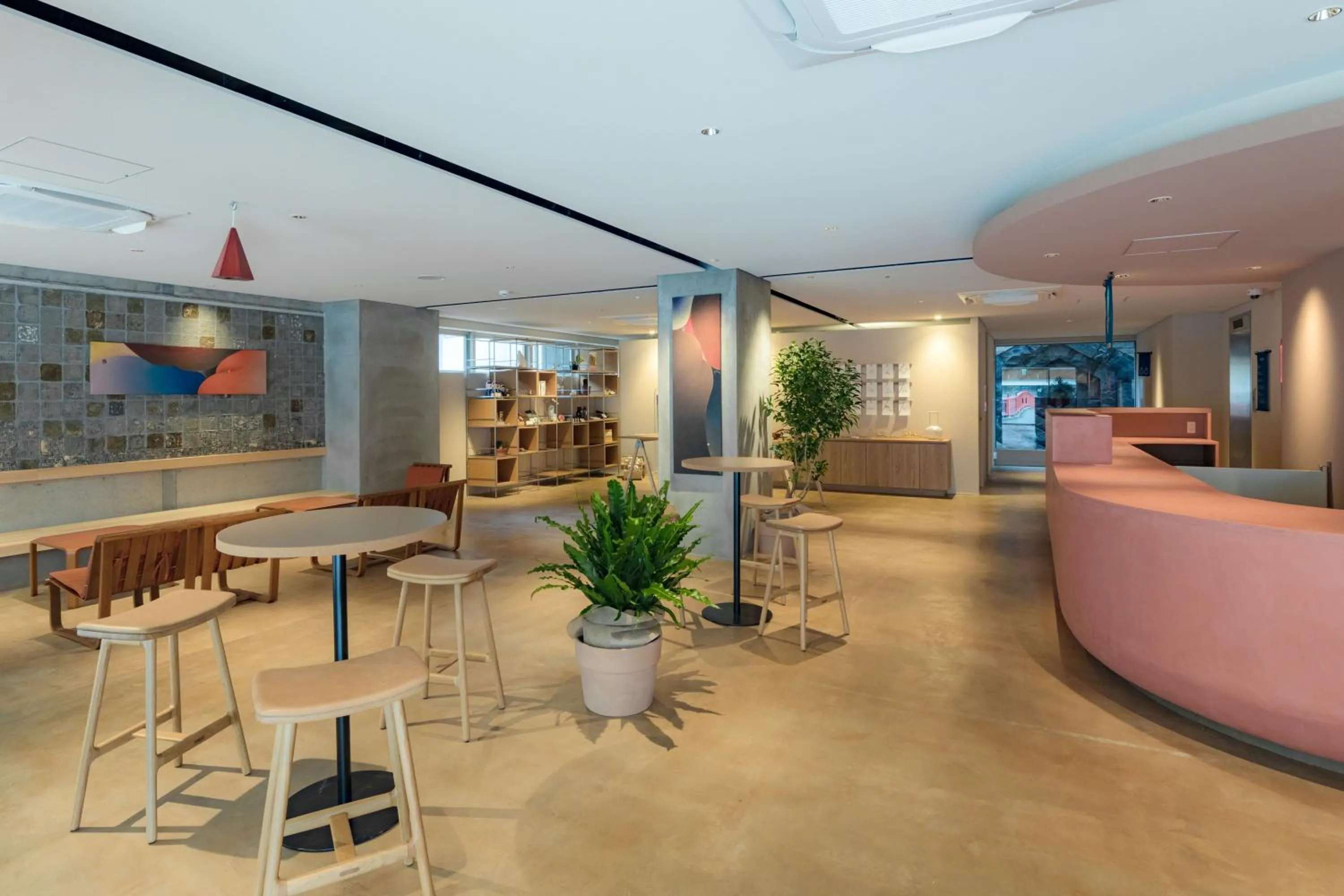 Lounge or bar in SOIL Nagatoyumoto