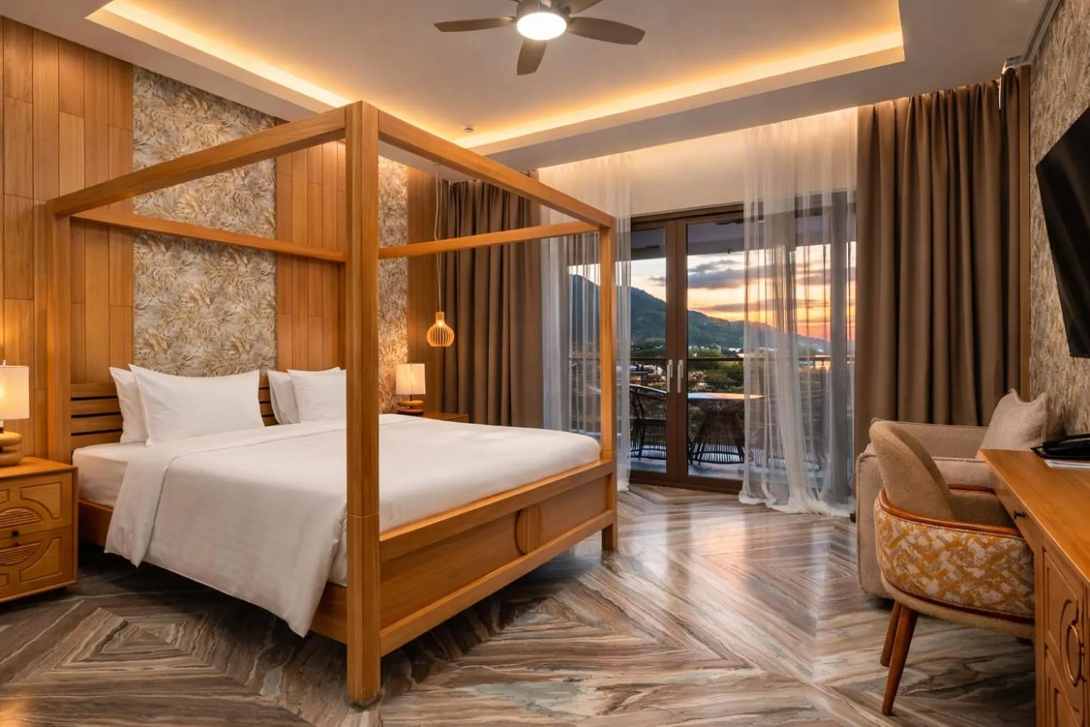 Bed in Gardens Hill Resort & Spa