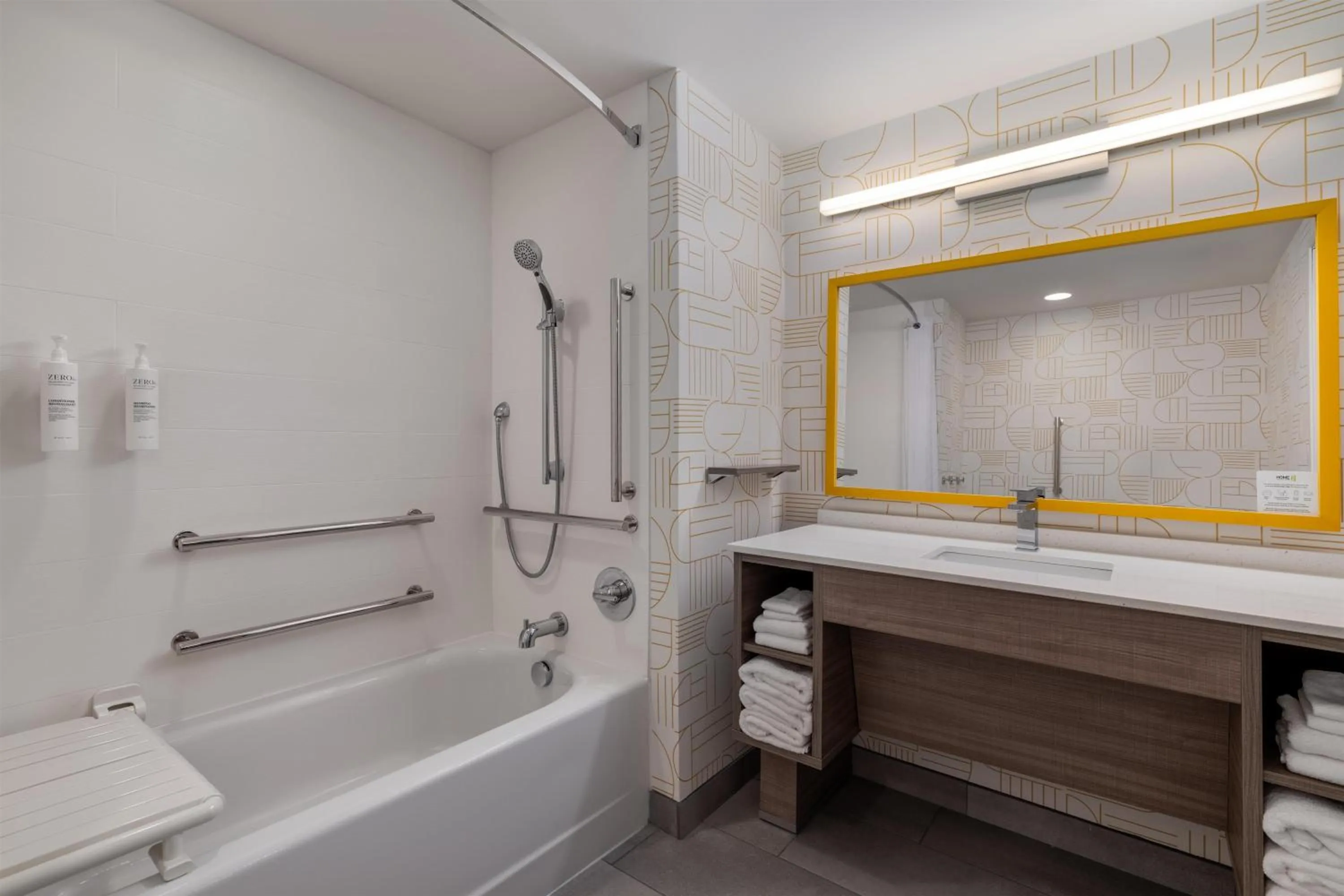 Bathroom in Home2 Suites By Hilton Altoona Des Moines