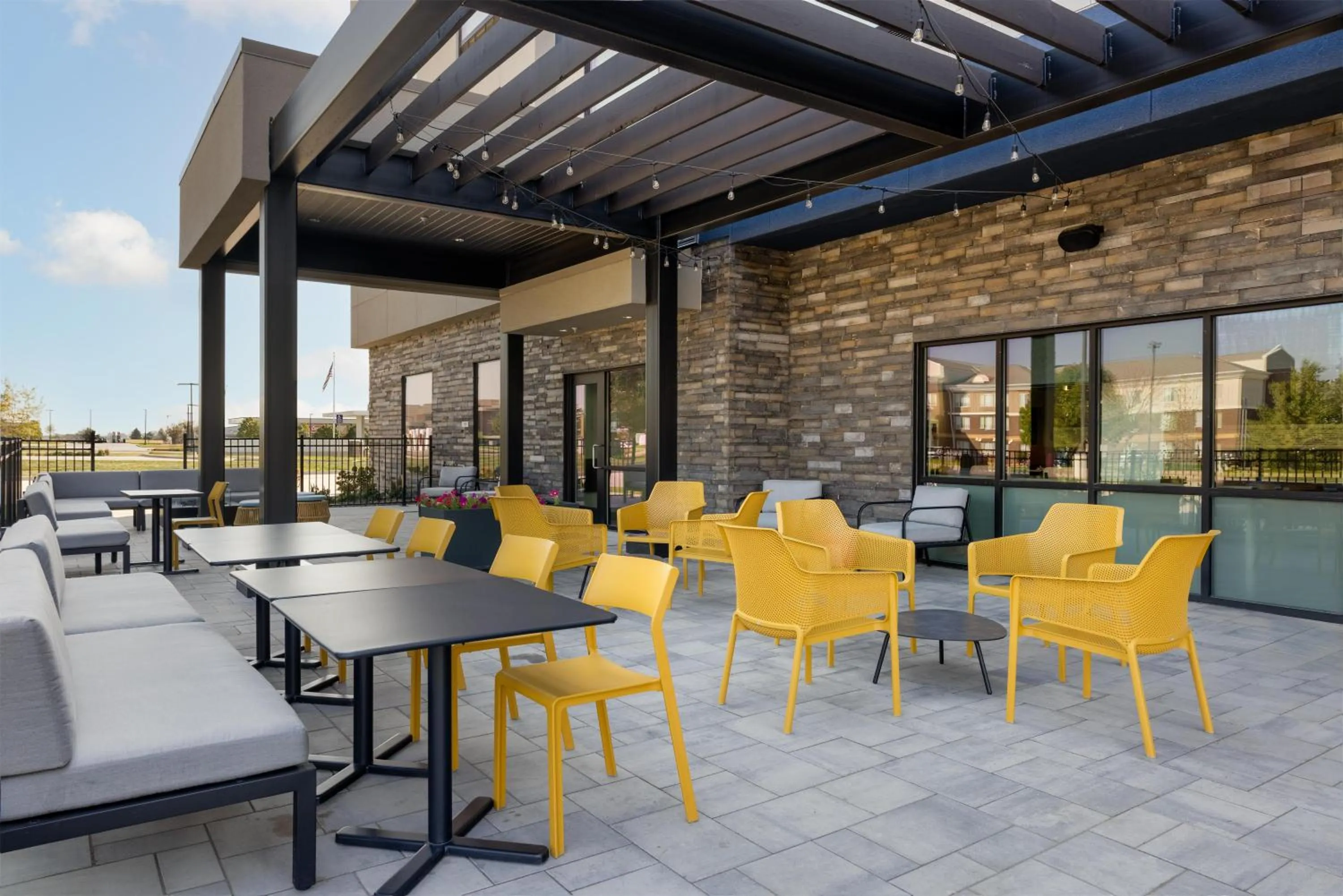 Patio in Home2 Suites By Hilton Altoona Des Moines