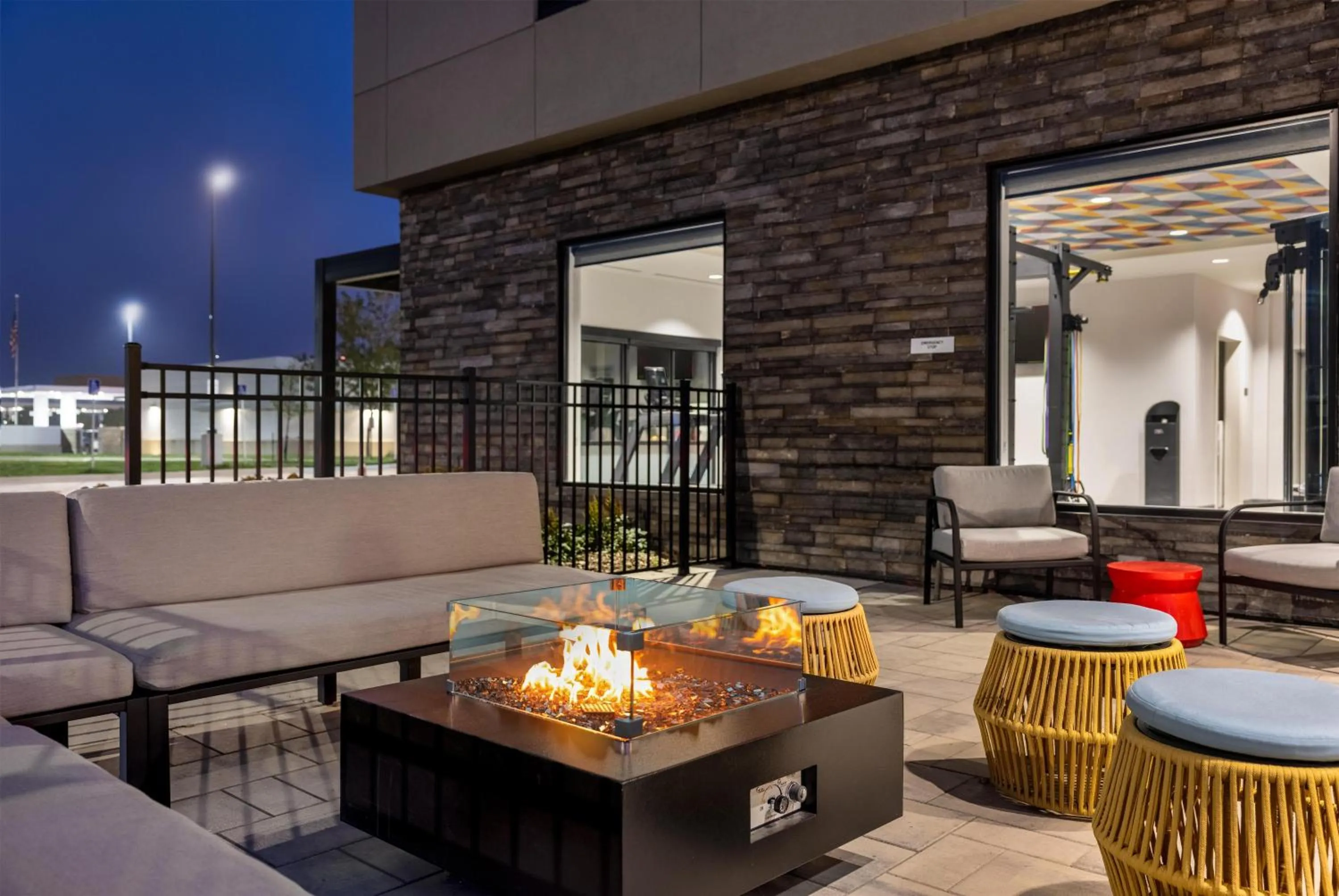 Patio in Home2 Suites By Hilton Altoona Des Moines