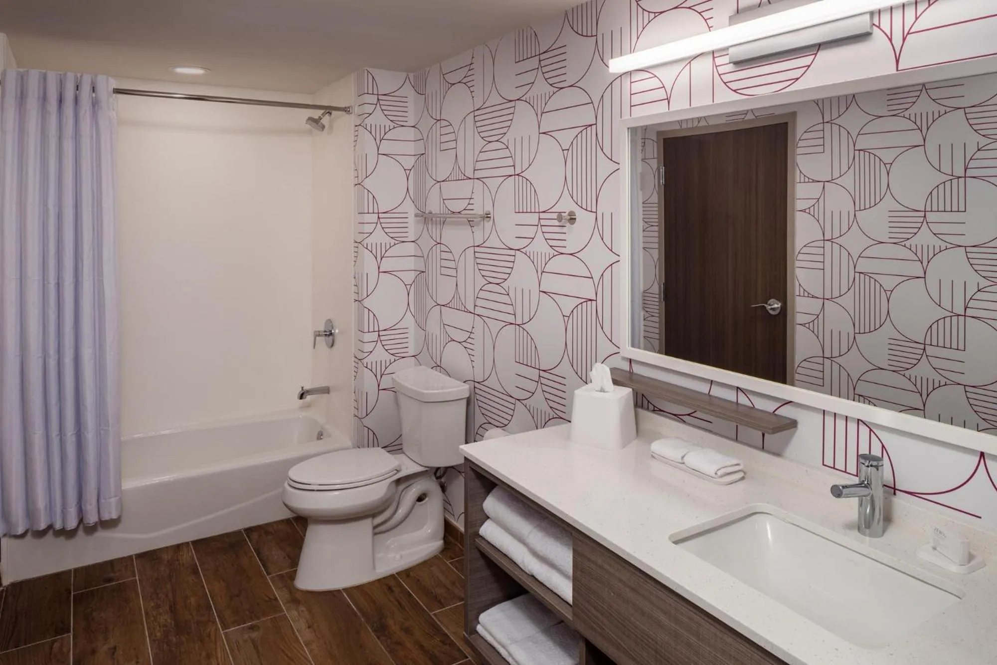 Shower in Home2 Suites By Hilton Clearwater St. Petersburg Ulmerton Rd