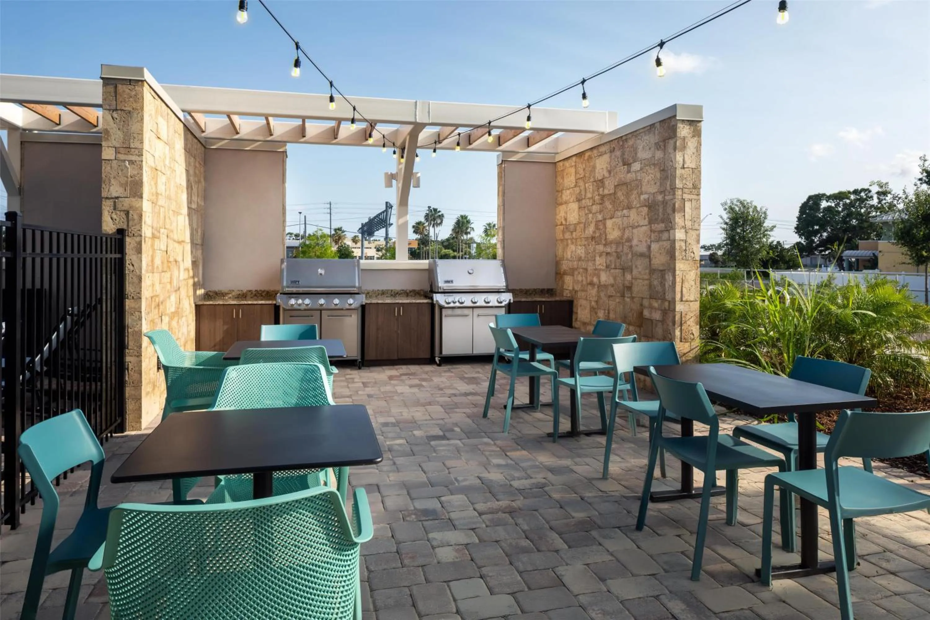Patio in Home2 Suites By Hilton Clearwater St. Petersburg Ulmerton Rd